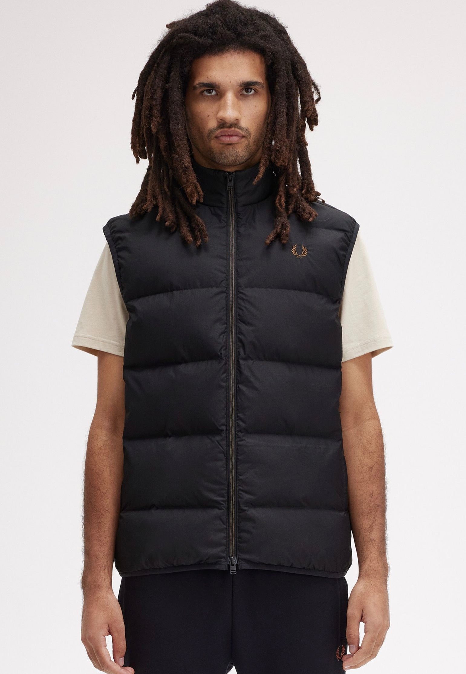 Fred Perry - Insulated Black - Vest Buy Cheap Clearance