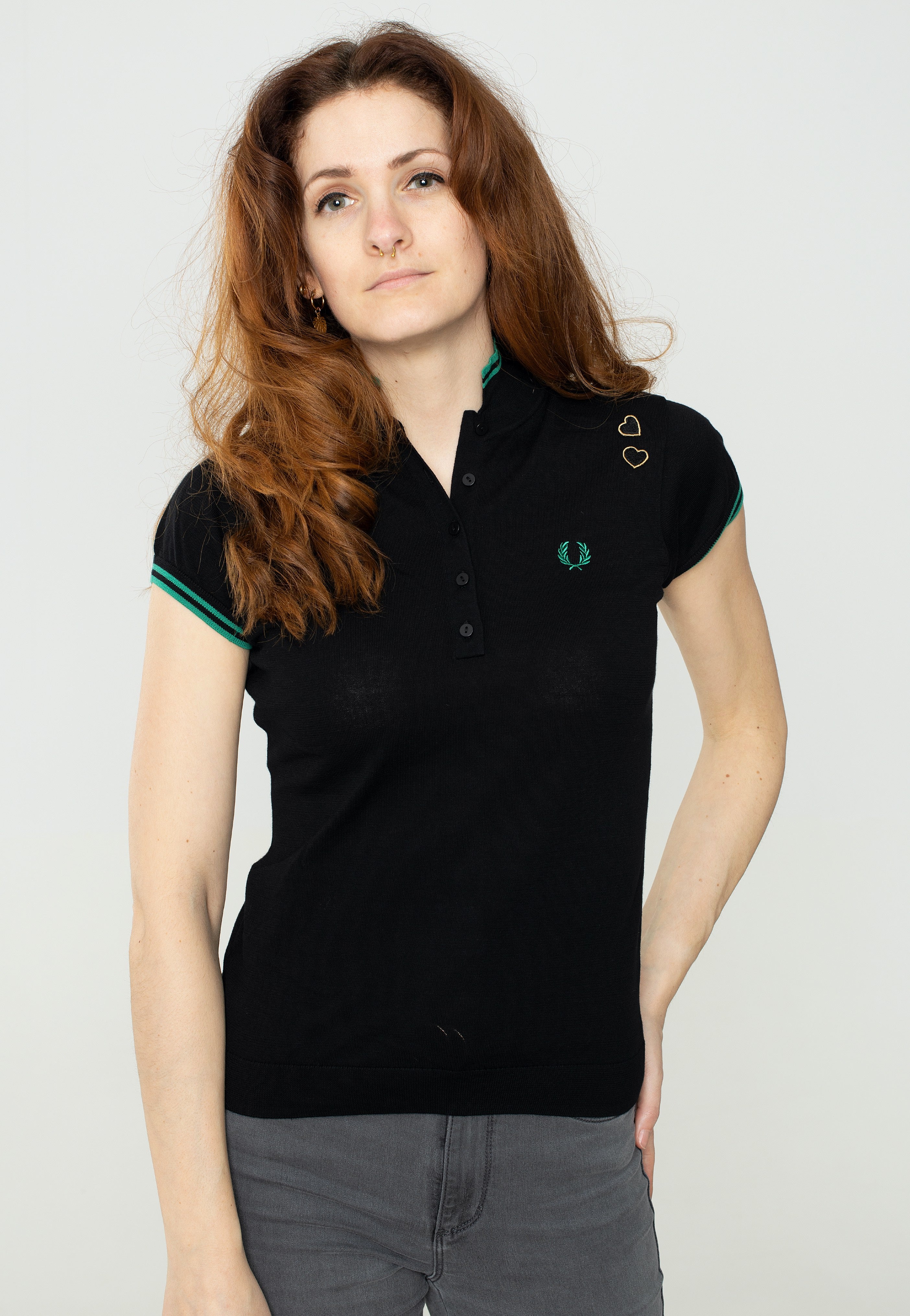 Fred Perry x Amy Winehouse - Knitted Black - Polo Get Authentic Cheap Pice