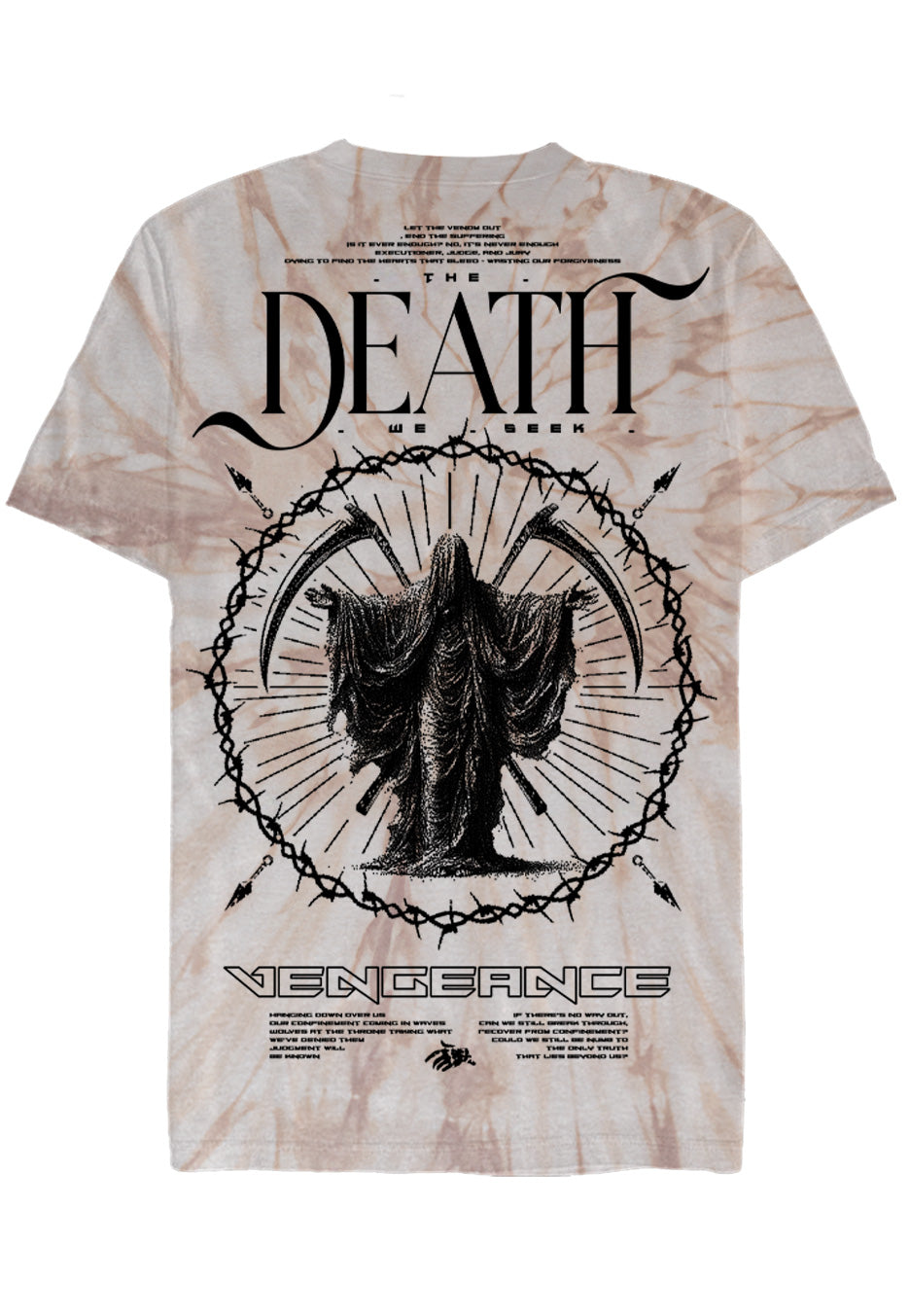 Currents - Vengeance Cream Tie Dye - T-Shirt Cheap Sale Genuine