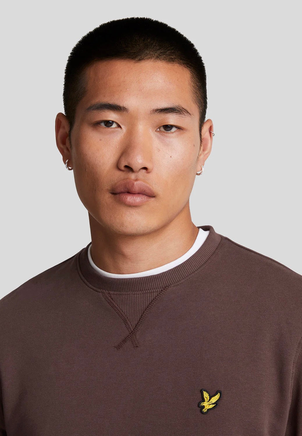 Lyle & Scott - Crew Neck Deep Mahogany - Sweater From China Sale Online