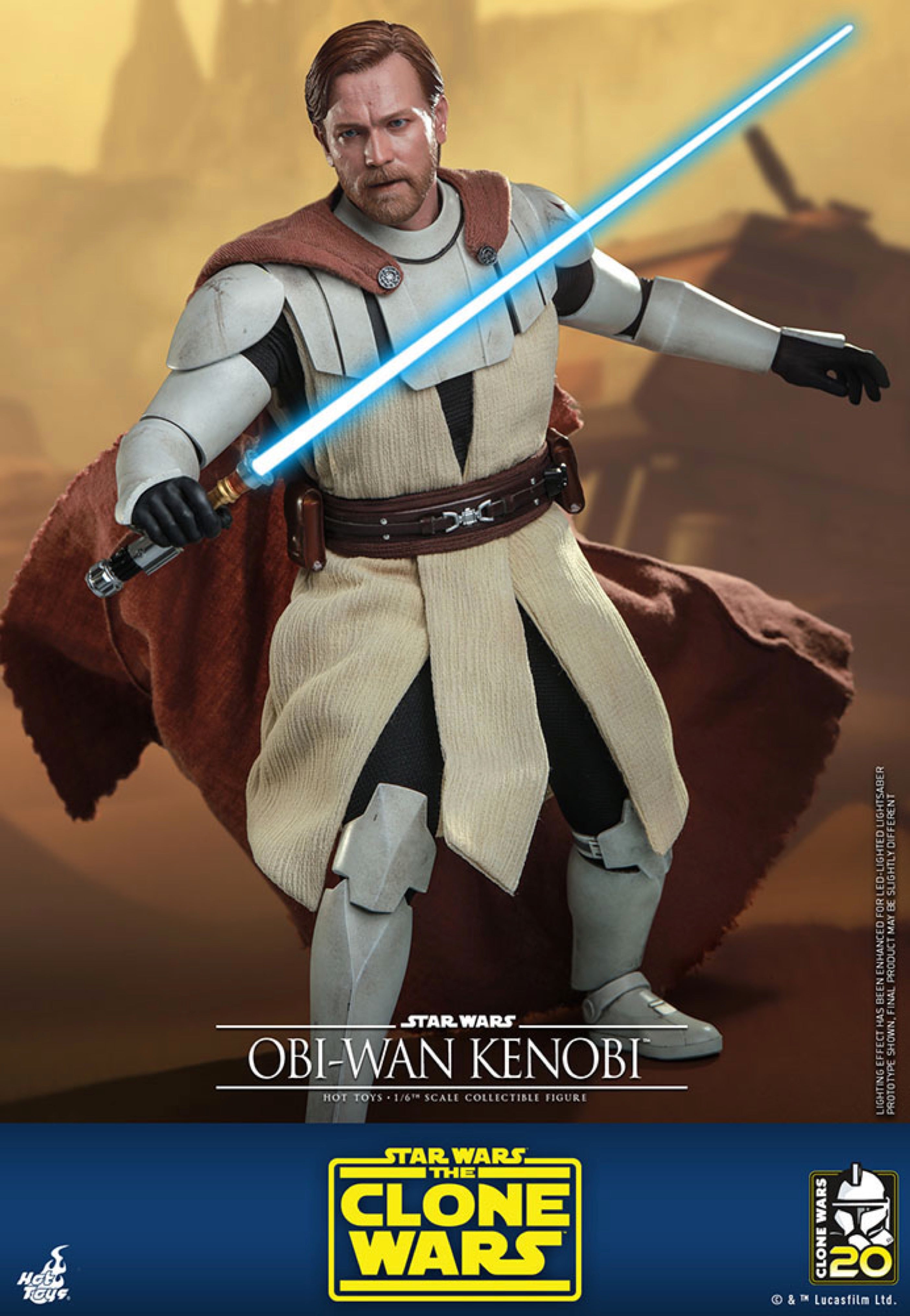 Star Wars - Star Wars The Clone Wars Obi-Wan Kenobi 1:6 - Action Figure Sale Browse