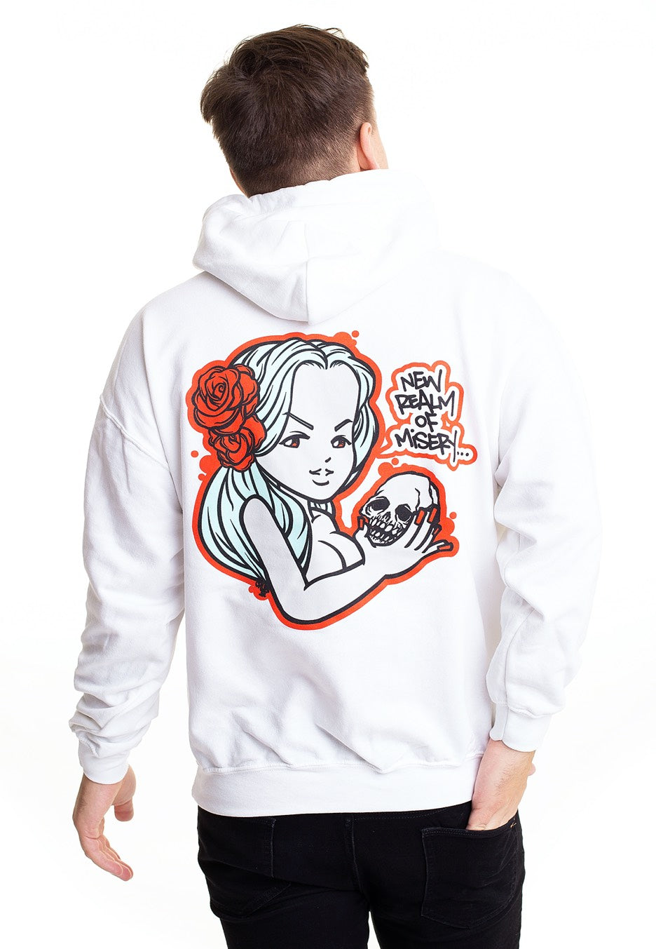 Desolated - Graffiti Girl White - Hoodie New Arrival Cheap Pice