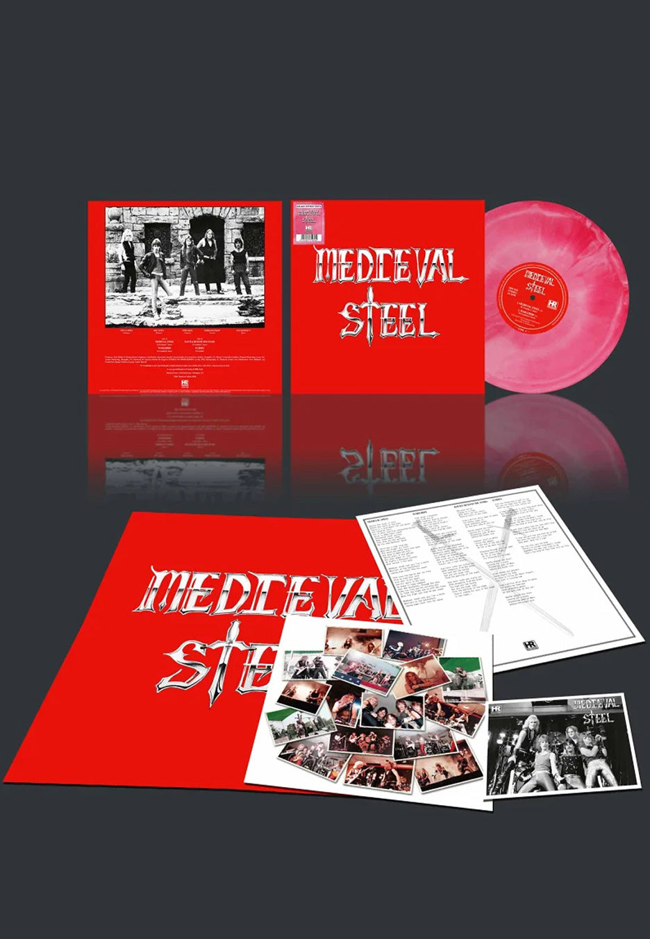 Medieval Steel - Medieval Steel Ltd. Red/White Galaxy - Colored Vinyl Discount