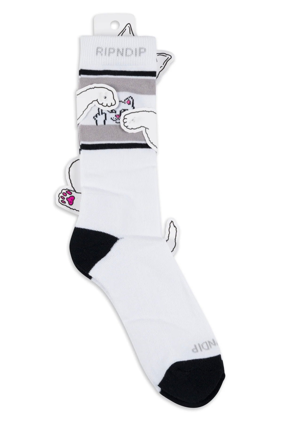 RIPNDIP - Peeking Nermal White - Socks Wholesale Pice Cheap Pice