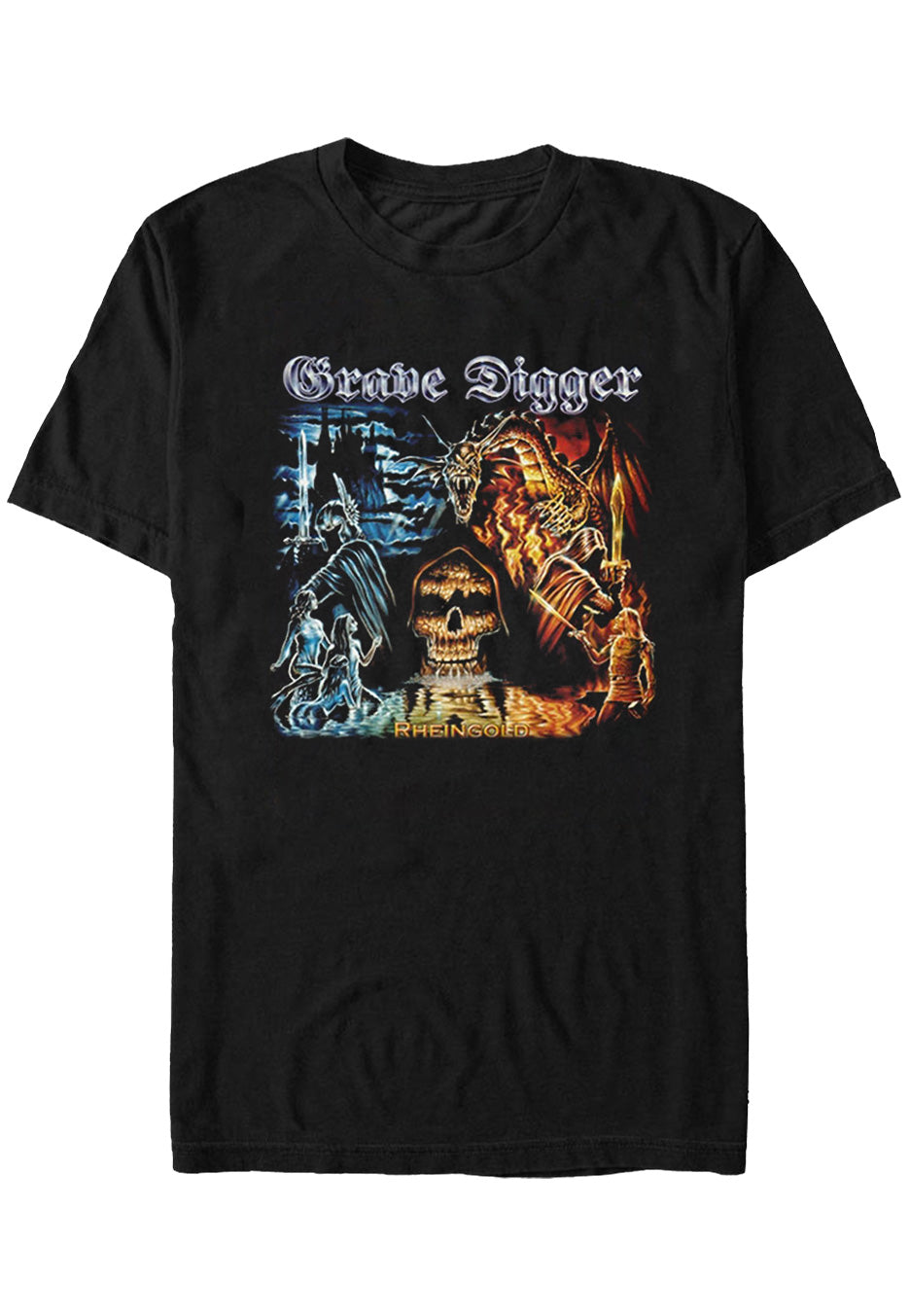 Grave Digger - Rheingold - T-Shirt Free Shipping Cheap Real