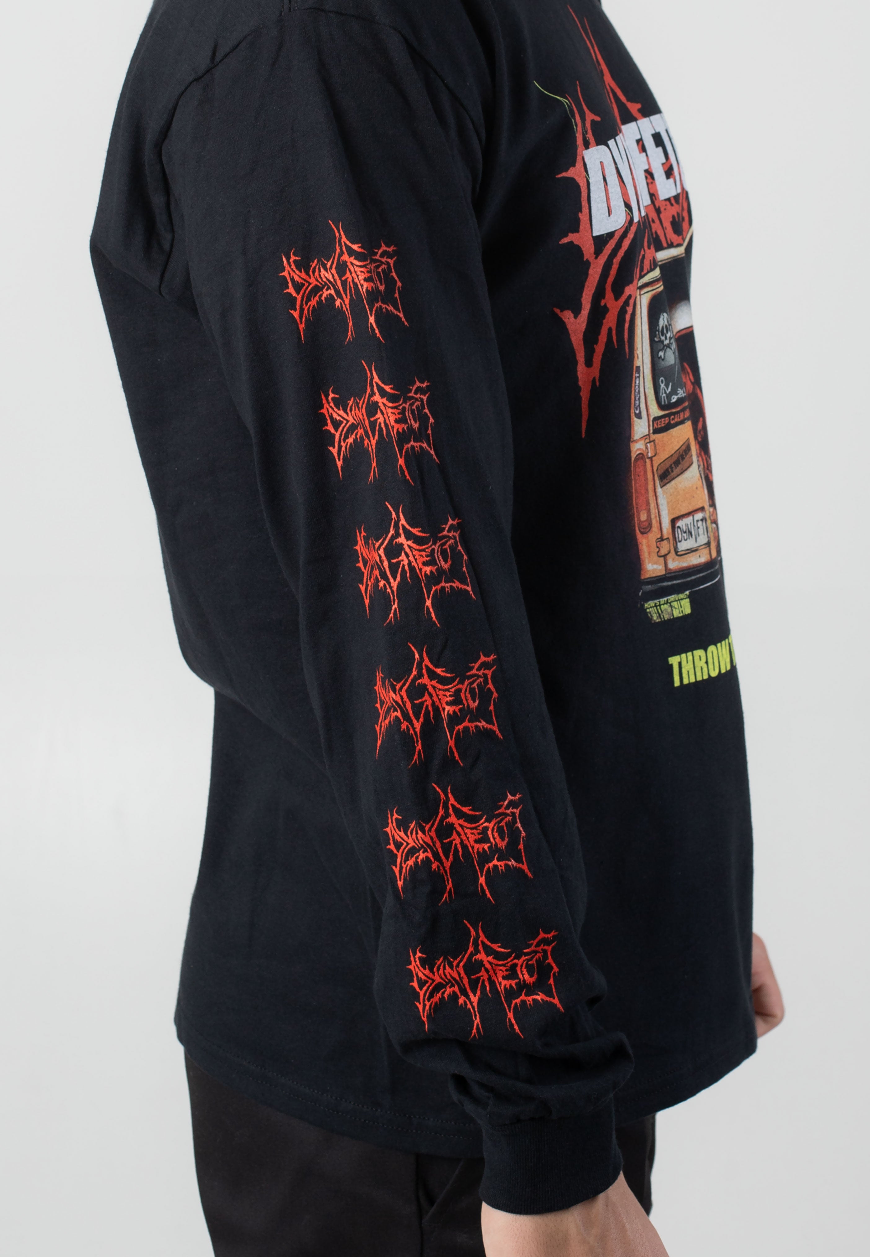 Dying Fetus - Throw Them In The Van - Longsleeve Free Shipping Big Sale