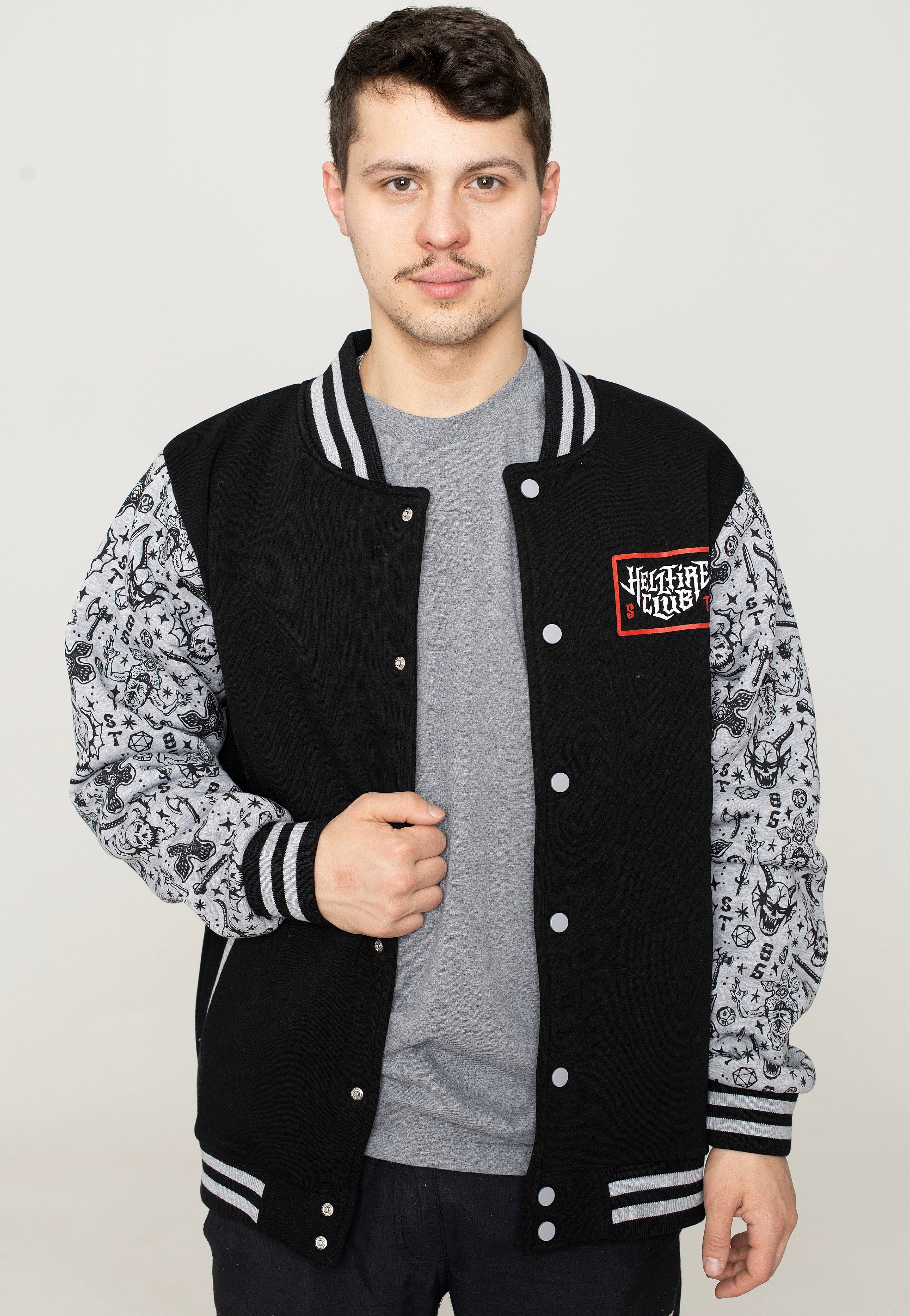 Stranger Things - Hellfire Club - College Jacket Discount Authentic