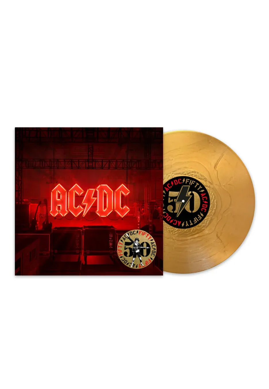 AC/DC - POWER UP (50th Anniversary) Ltd. Gold - Colored Vinyl Countdown Package Cheap Pice