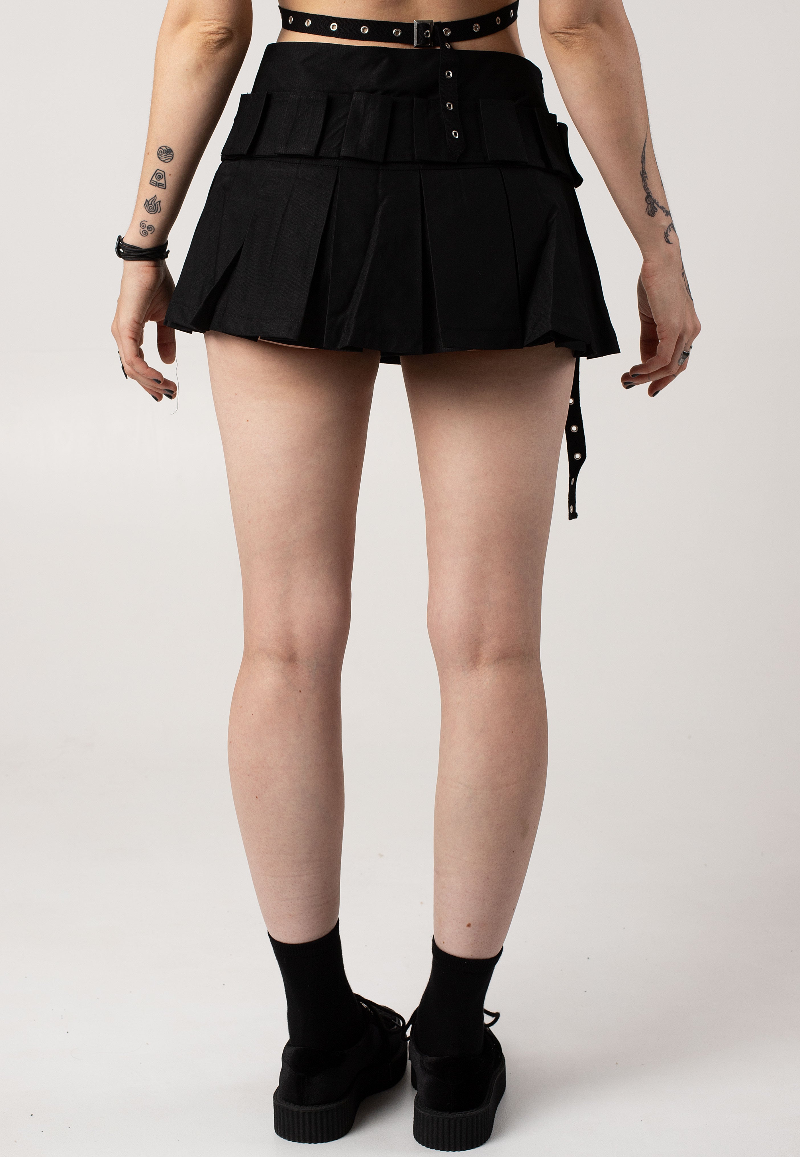 Dark In Love - Punk Moto Black - Skirt Buy Cheap Largest Supplier