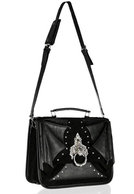 Restyle - Bat Knocker Messenger Black - Bag Excellent