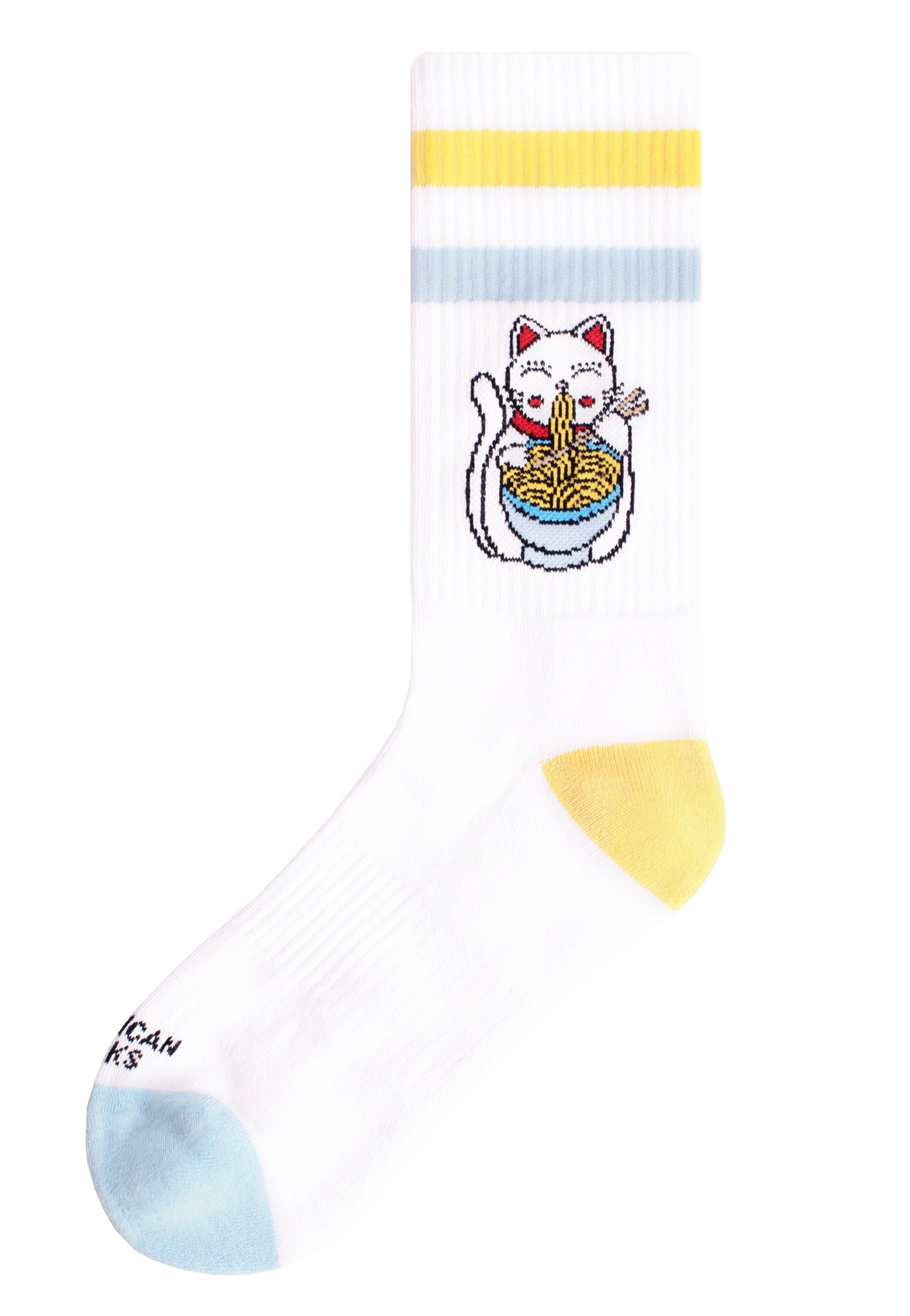 American Socks - Neko Mid High White - Socks Cheap Sale Looking For