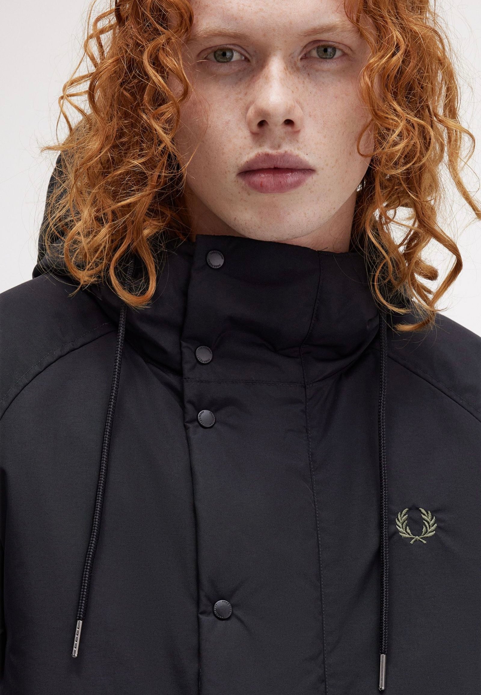 Fred Perry - Padded Zip Through Black - Jacket Buy Cheap Manchester