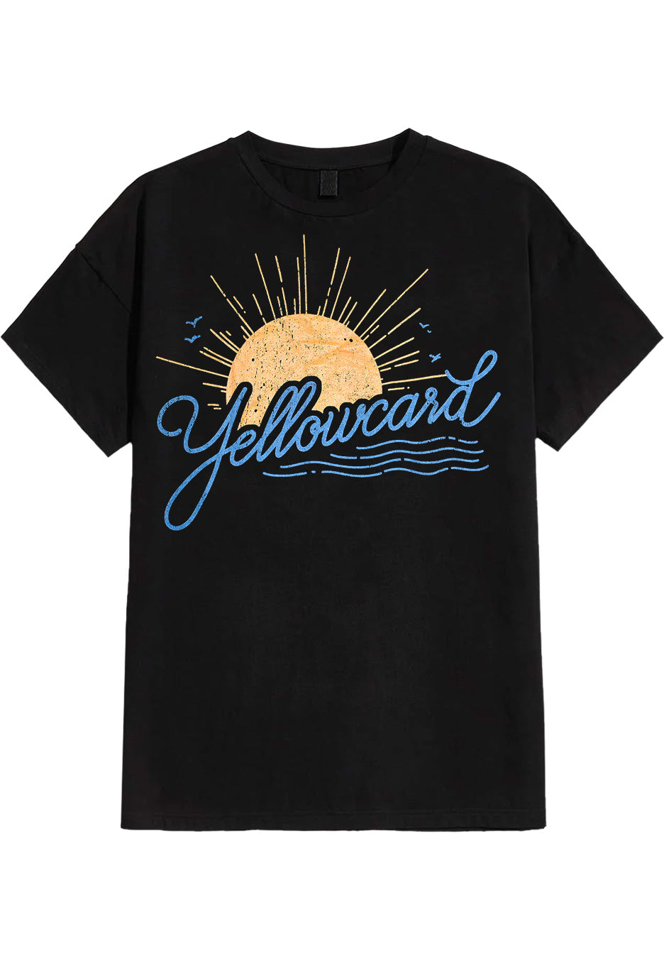 Yellowcard - Yellowcard Script Sun - T-Shirt Outlet Fashion Style