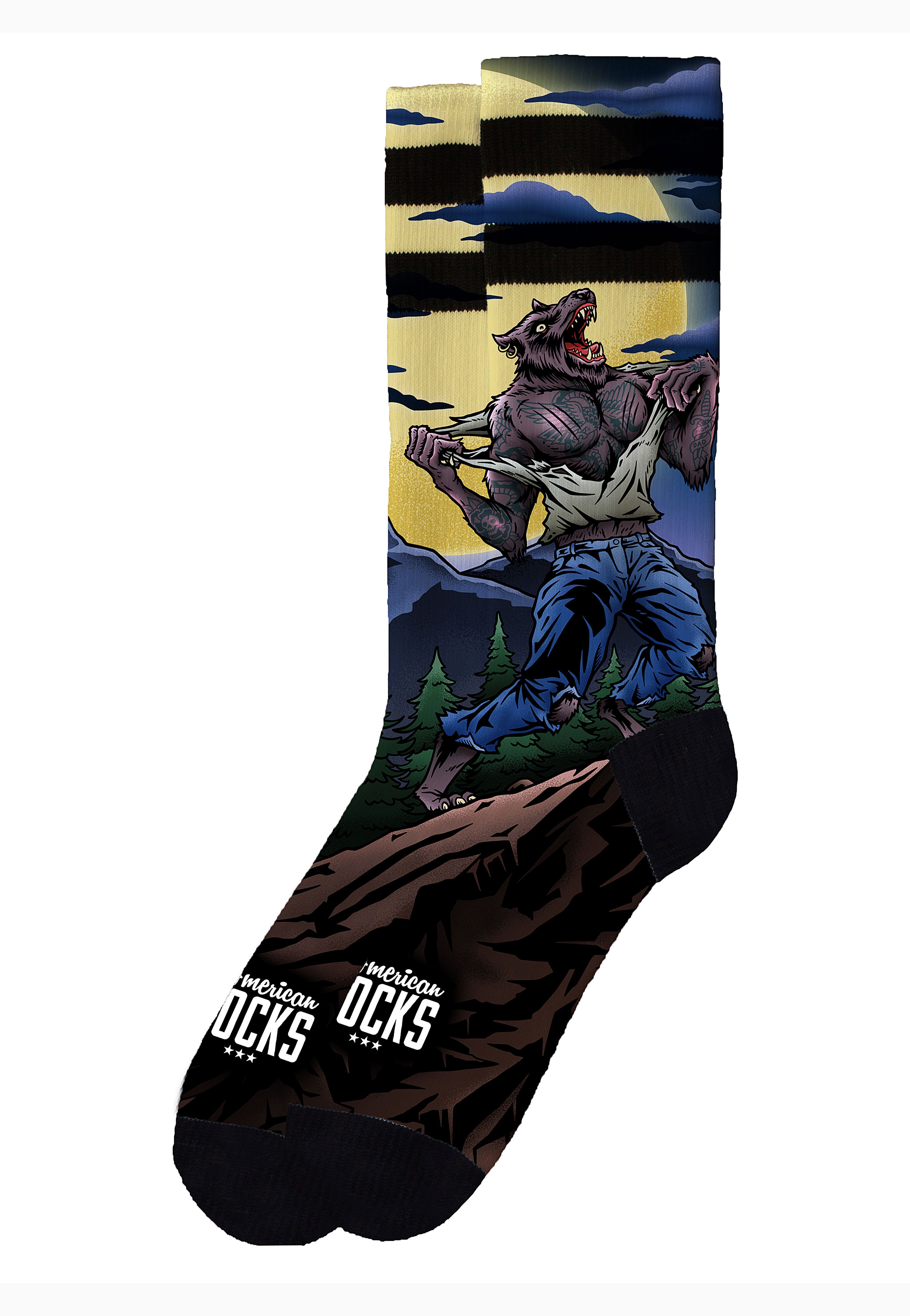 American Socks - Werewolf Mid High - Socks Pick A Best Sale Online