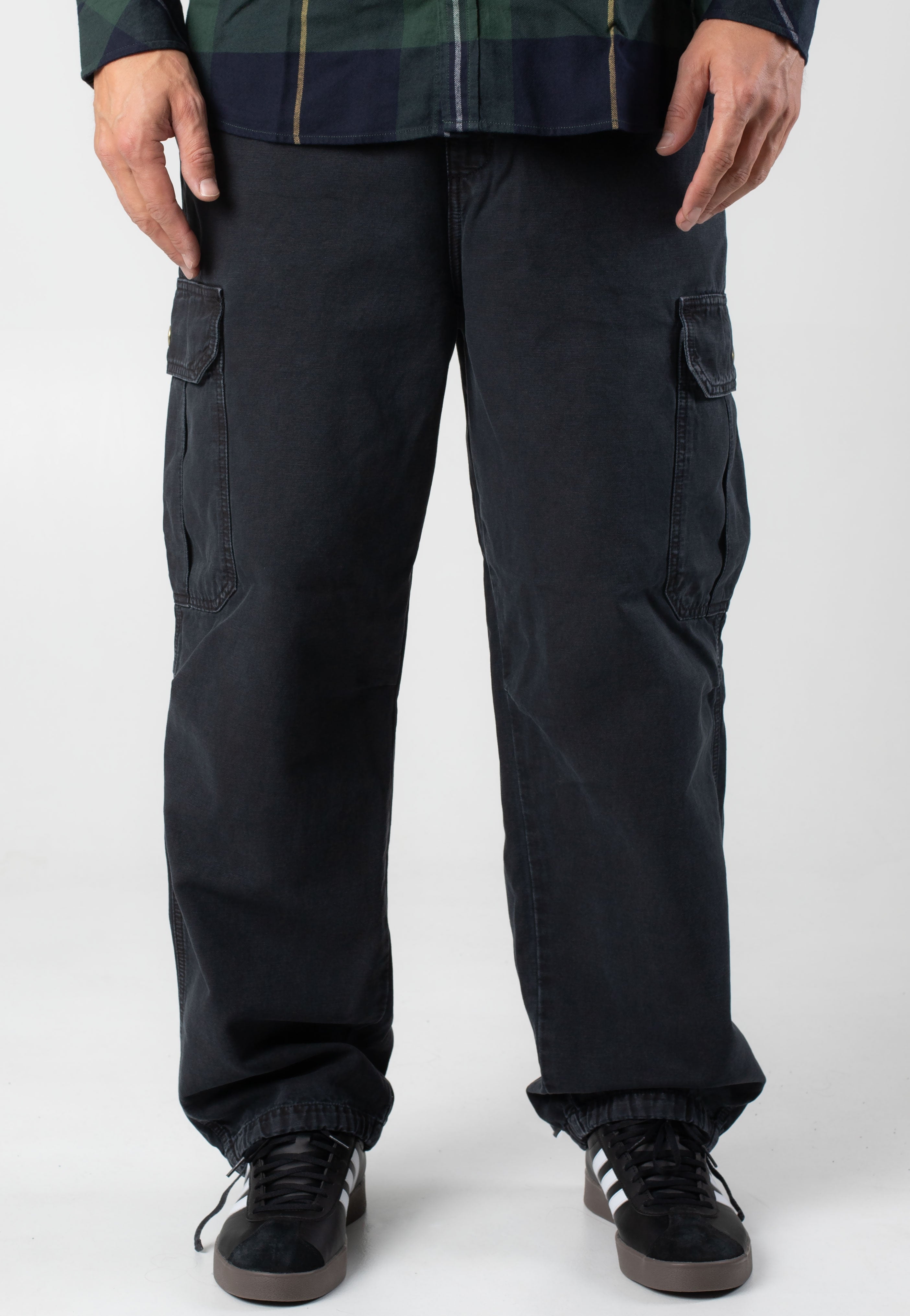 Carhartt WIP - Stanton Cargo Stone Dyed Black - Pants For Cheap Cheap Online