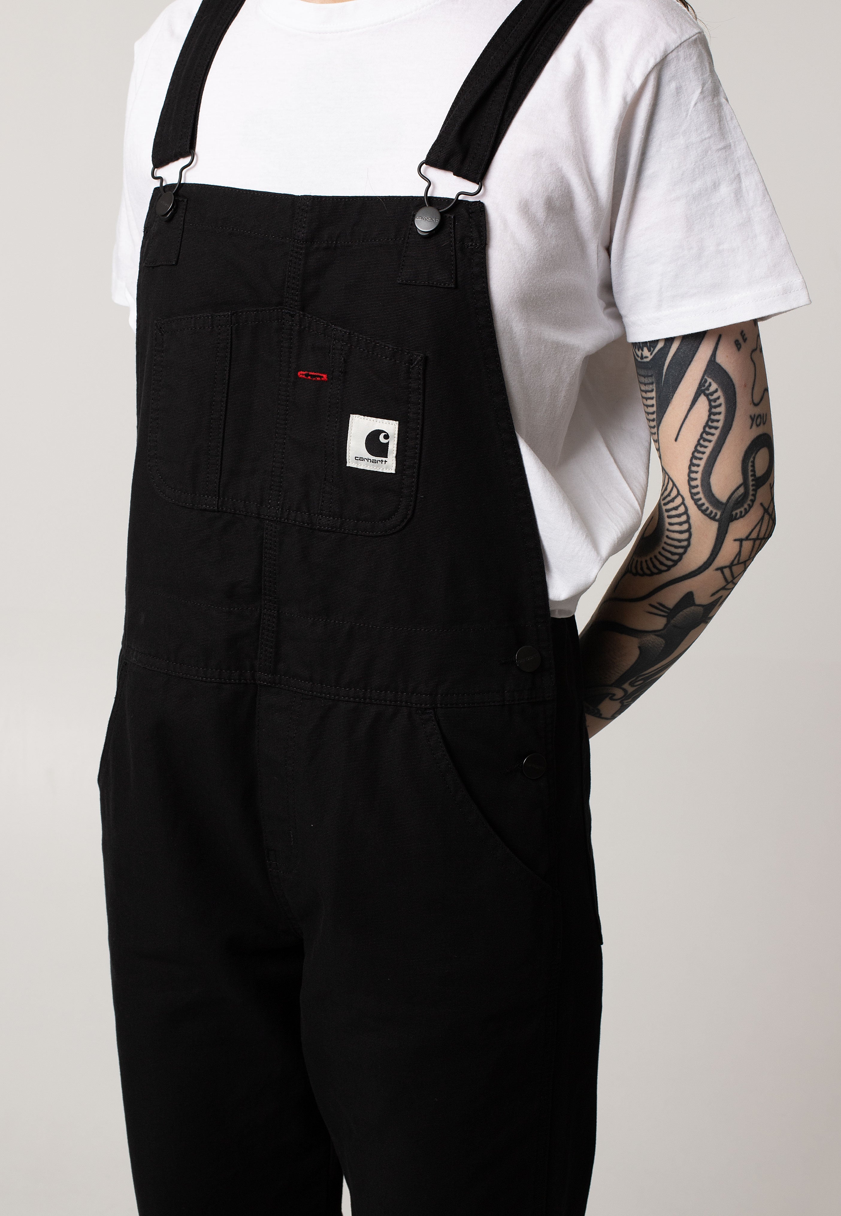 Carhartt WIP - W' Bib Overall Straight Rinsed Black - Pants