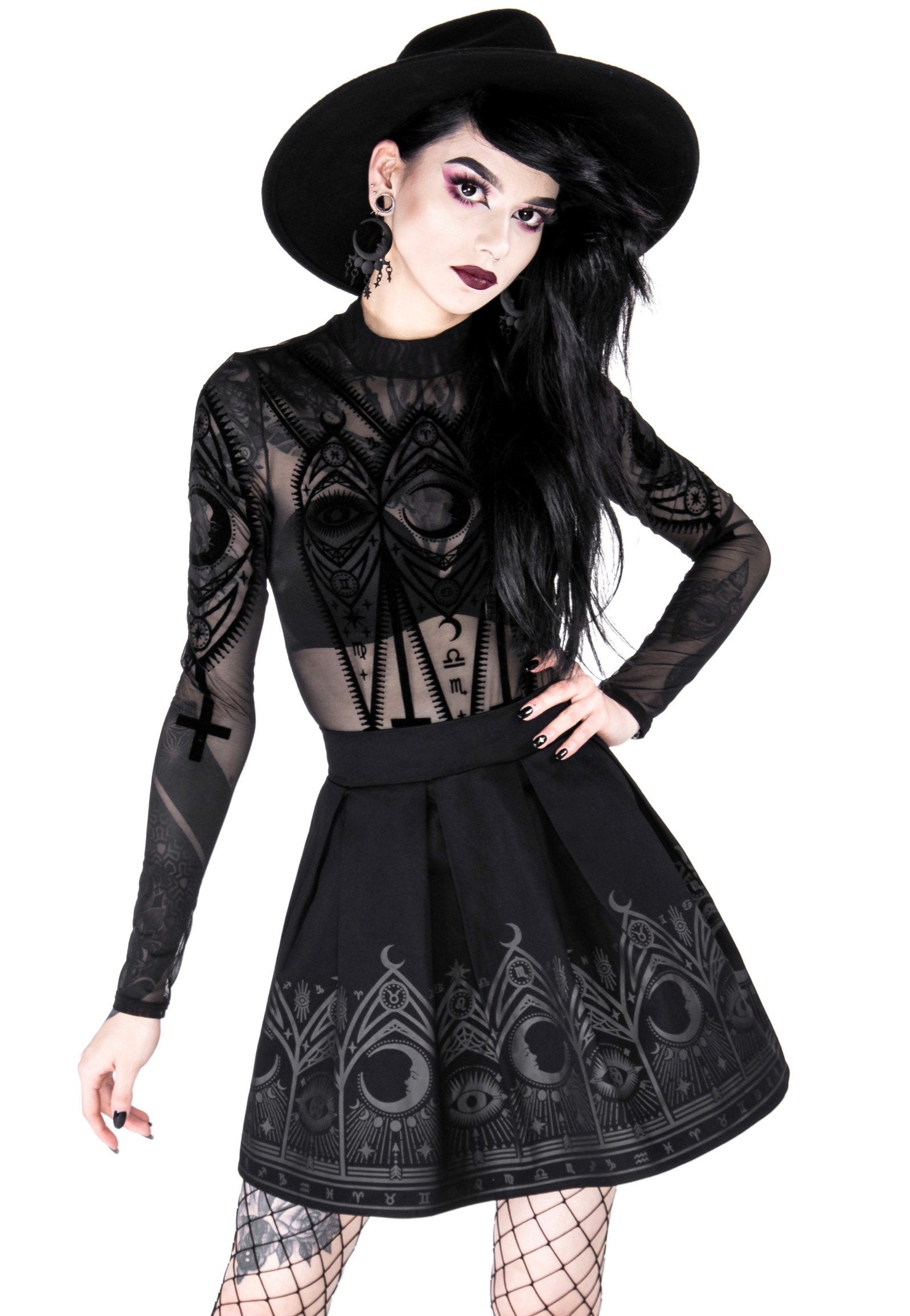 Restyle - Fortune Teller Black - Skirt Pices Cheap Pice