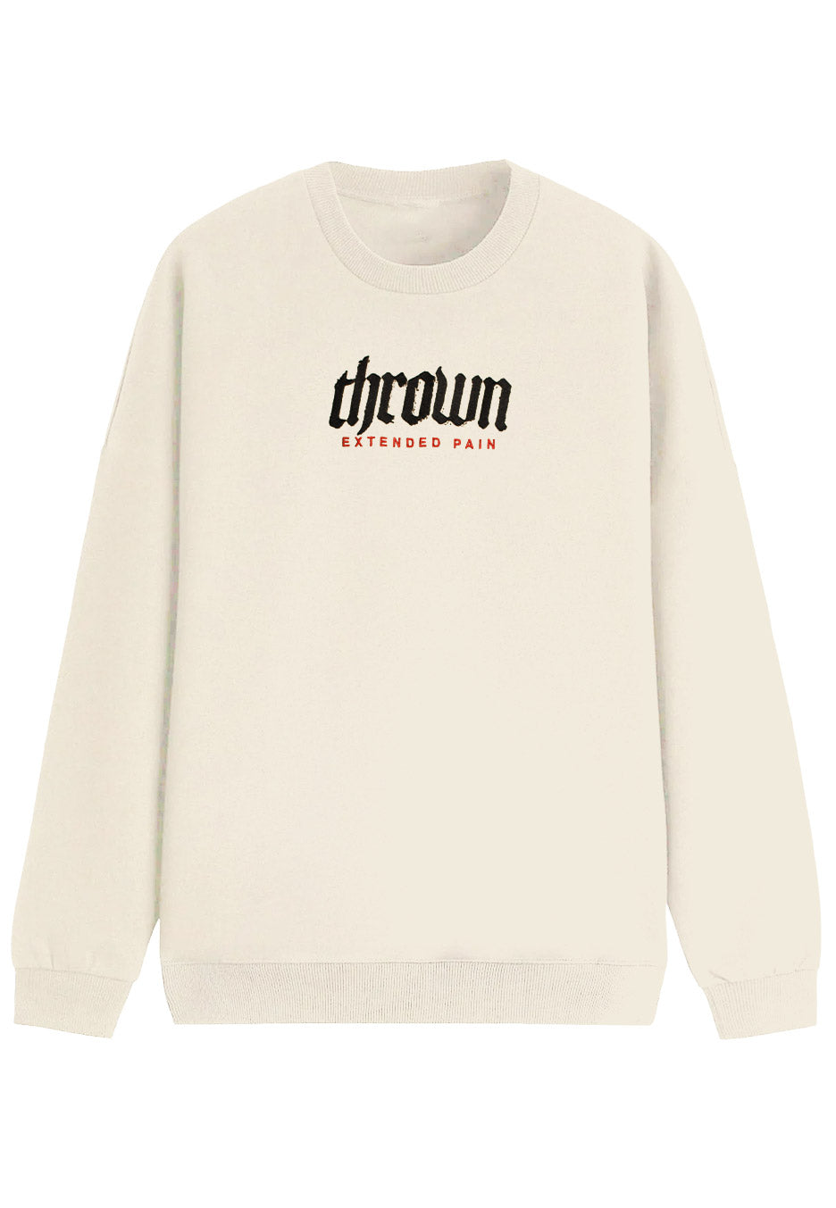 Thrown - Embroidered Extended Pain Sand - Sweater Buy Cheap Low Cost