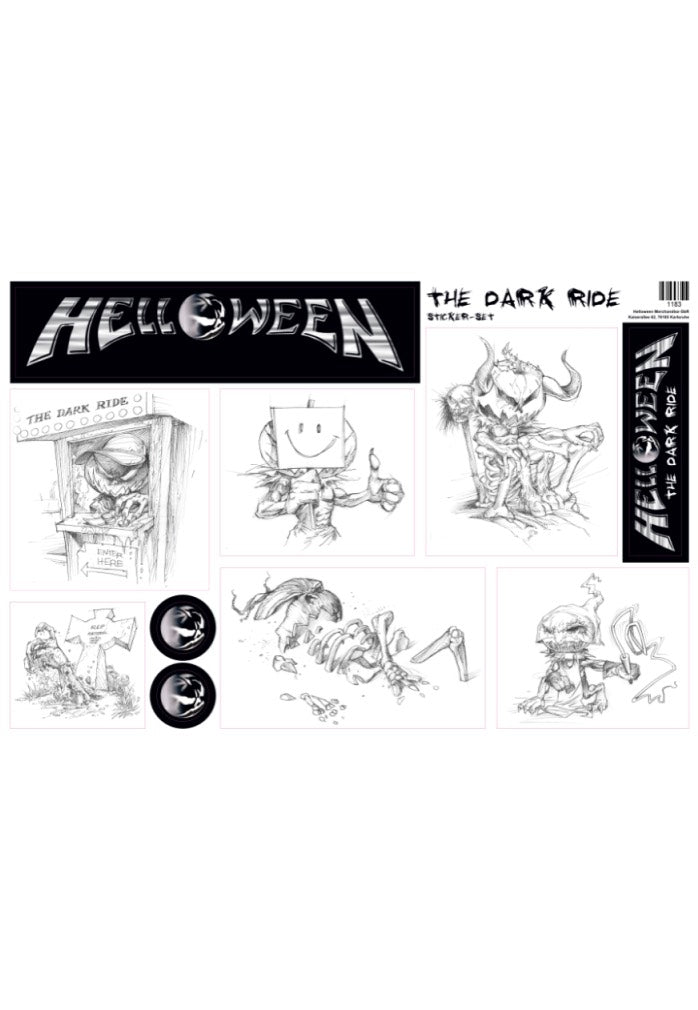 Helloween - The Dark Ride - Sticker Set Best Pices