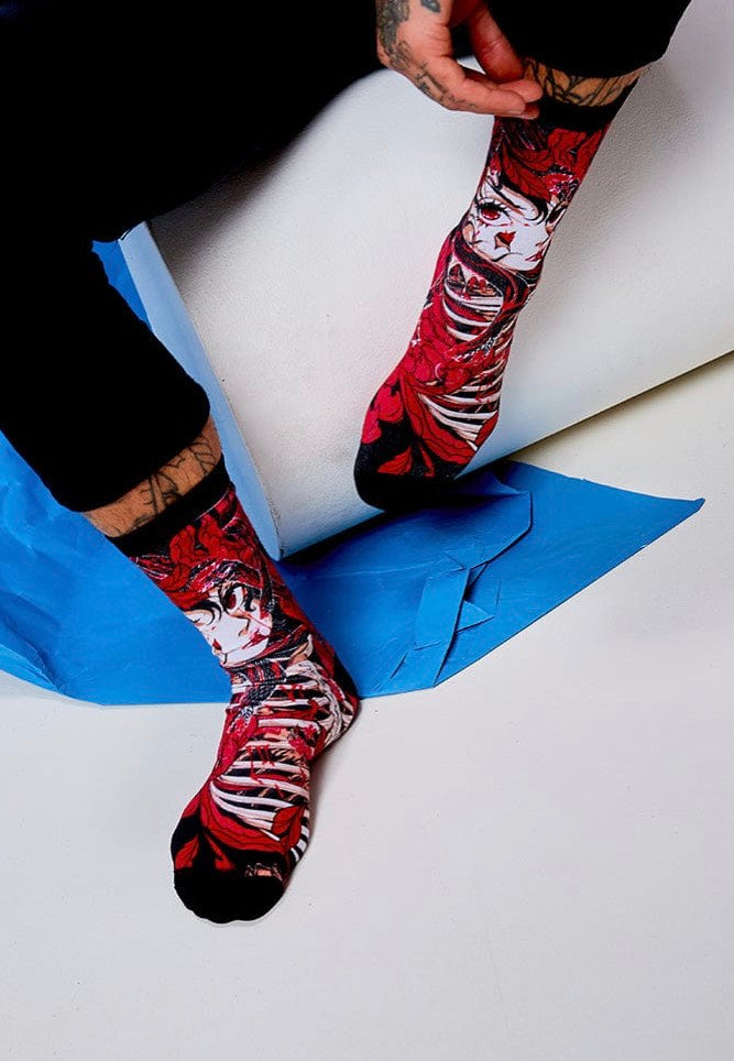 Stay Cold Apparel - Medusa Red - Socks Cheap Pice Low Shipping Fee