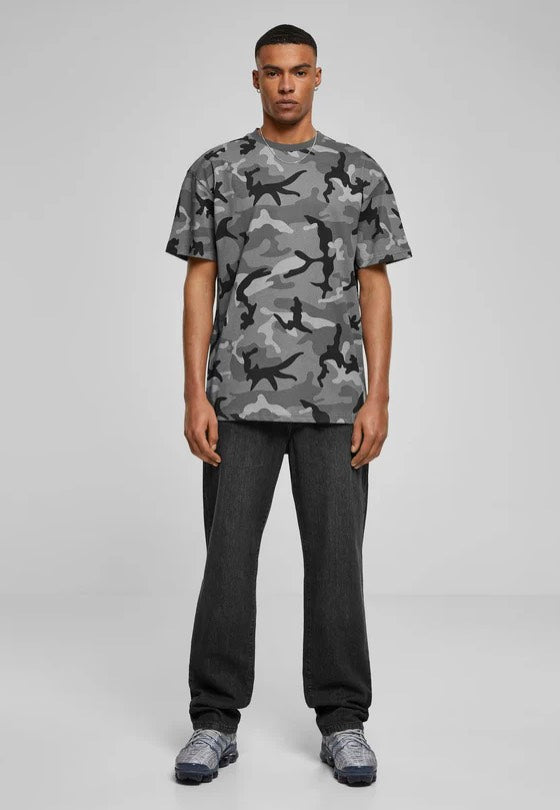 Urban Classics - Heavy Oversized Dark Camo - T-Shirt Cheap With Mastercard