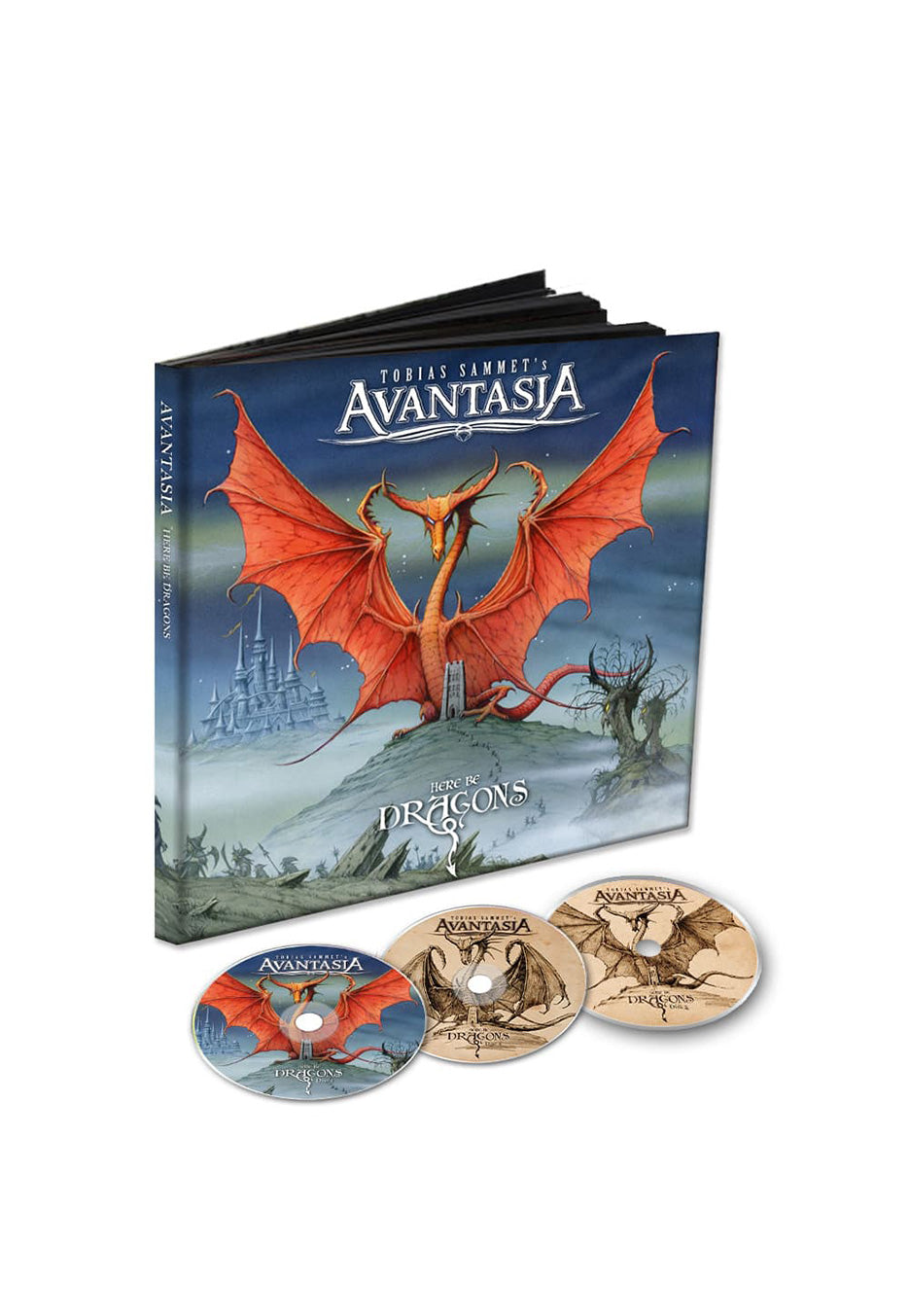 Avantasia - Here Be Dragons - 3 CD Artbook Purchase Sale Online