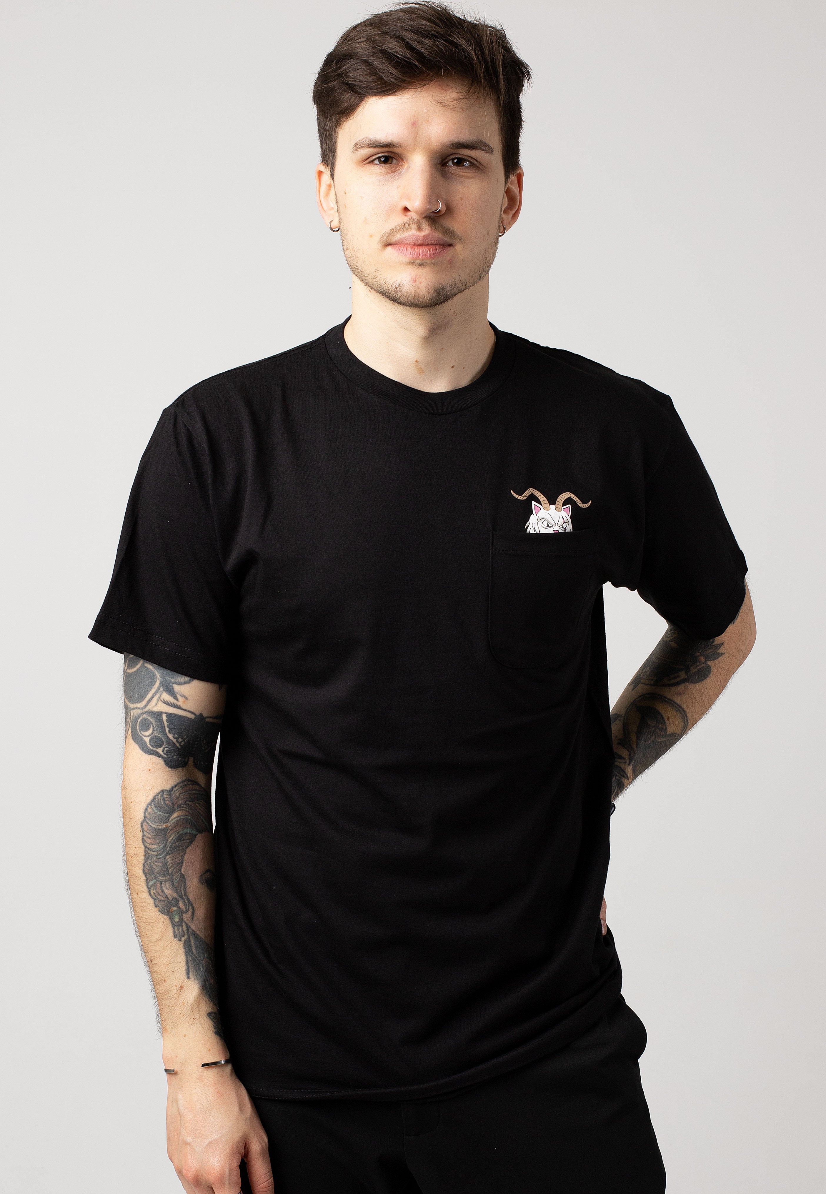 RIPNDIP - Krampus Nerm Pocket Black - T-Shirt Buy Cheap Extremely