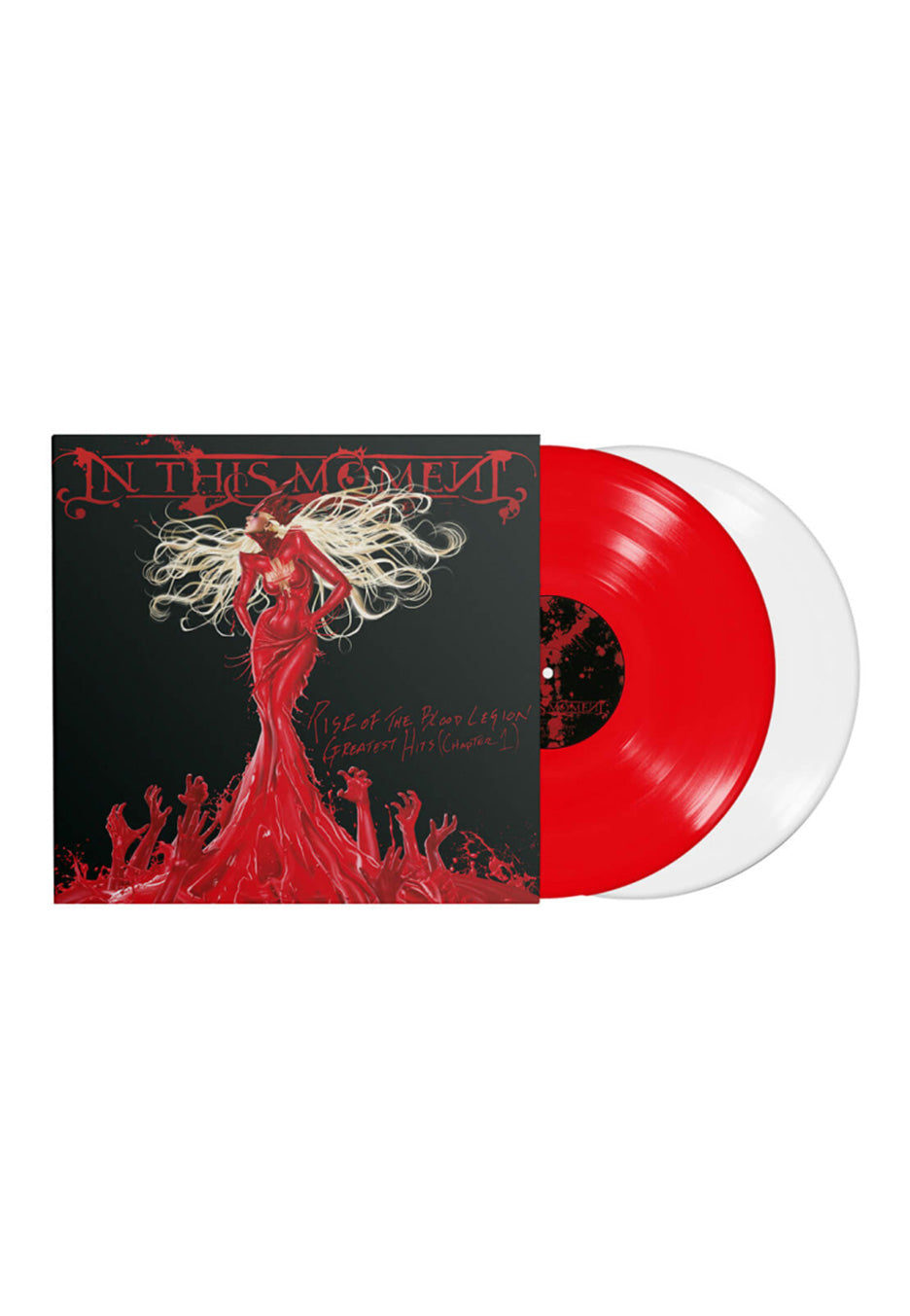 In This Moment - Rise Of The Blood Legion: The Best Of Ltd. Red & White - Colored 2 Vinyl Pay With Paypal Online