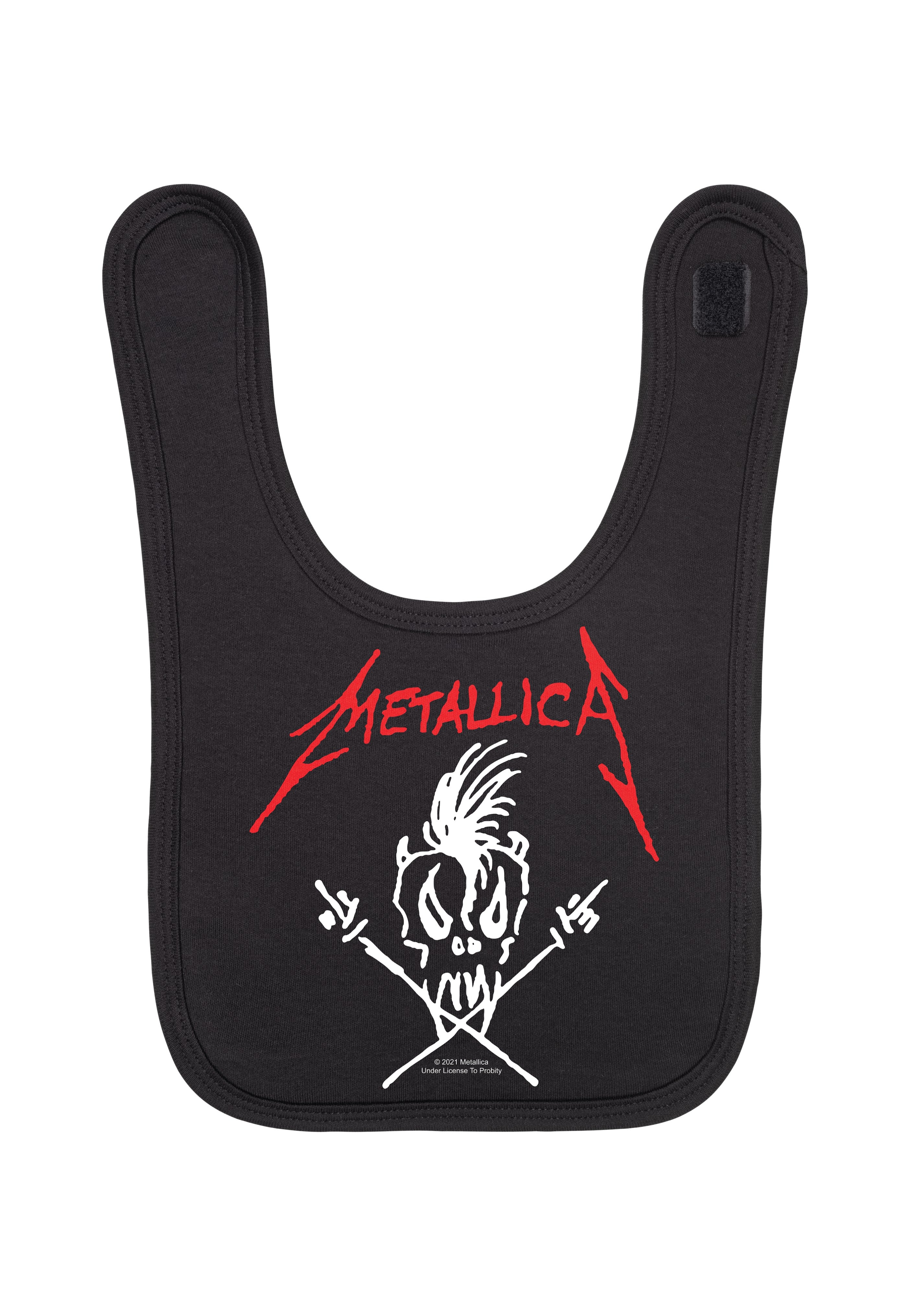 Metallica - Scary Guy Black/White - Baby Bib Sale 100% Original