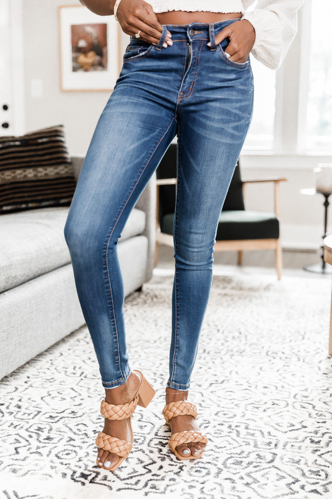 Felicity Dark Wash Skinny Jeans FINAL SALE 2025 New For Sale