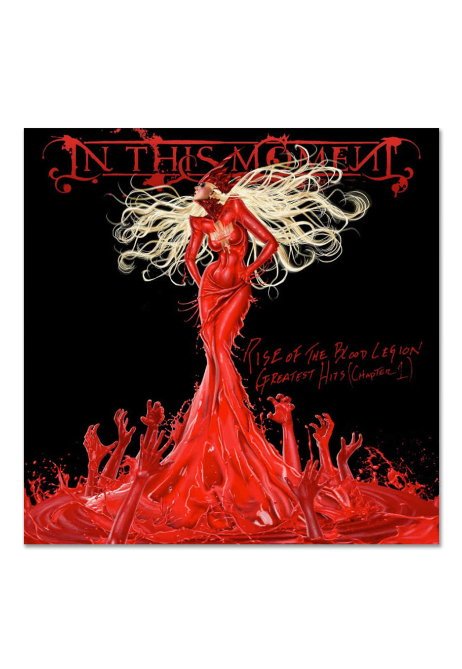 In This Moment - Rise Of The Blood Legion: The Best Of Ltd. Red & White - Colored 2 Vinyl Pay With Paypal Online