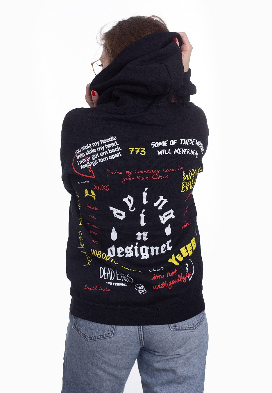 Dying In Designer - Art - Hoodie Discount Wiki