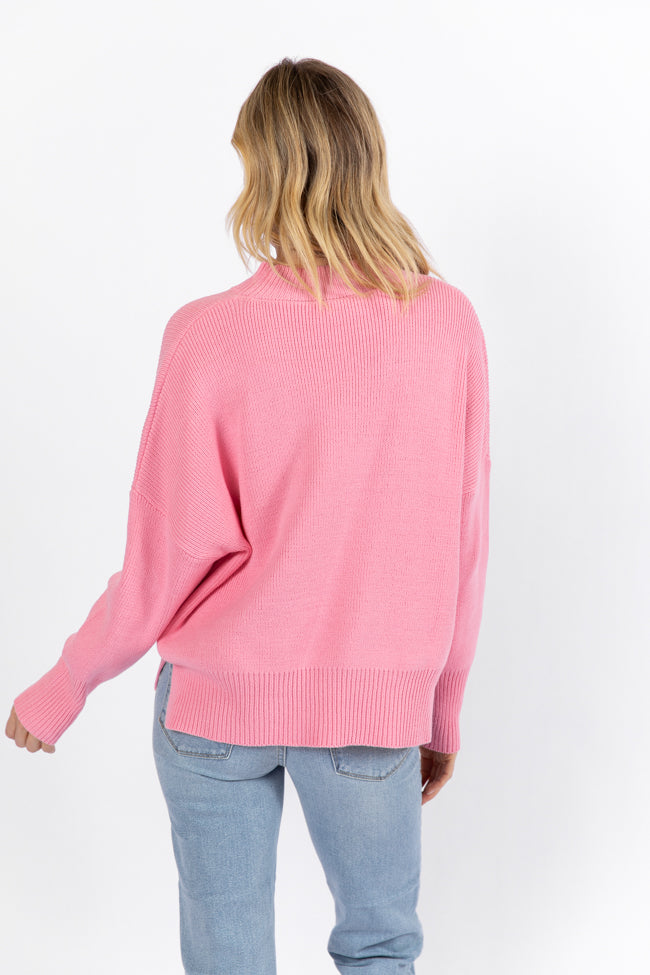 A Great Escape Pink Oversized Sweater FINAL SALE Classic