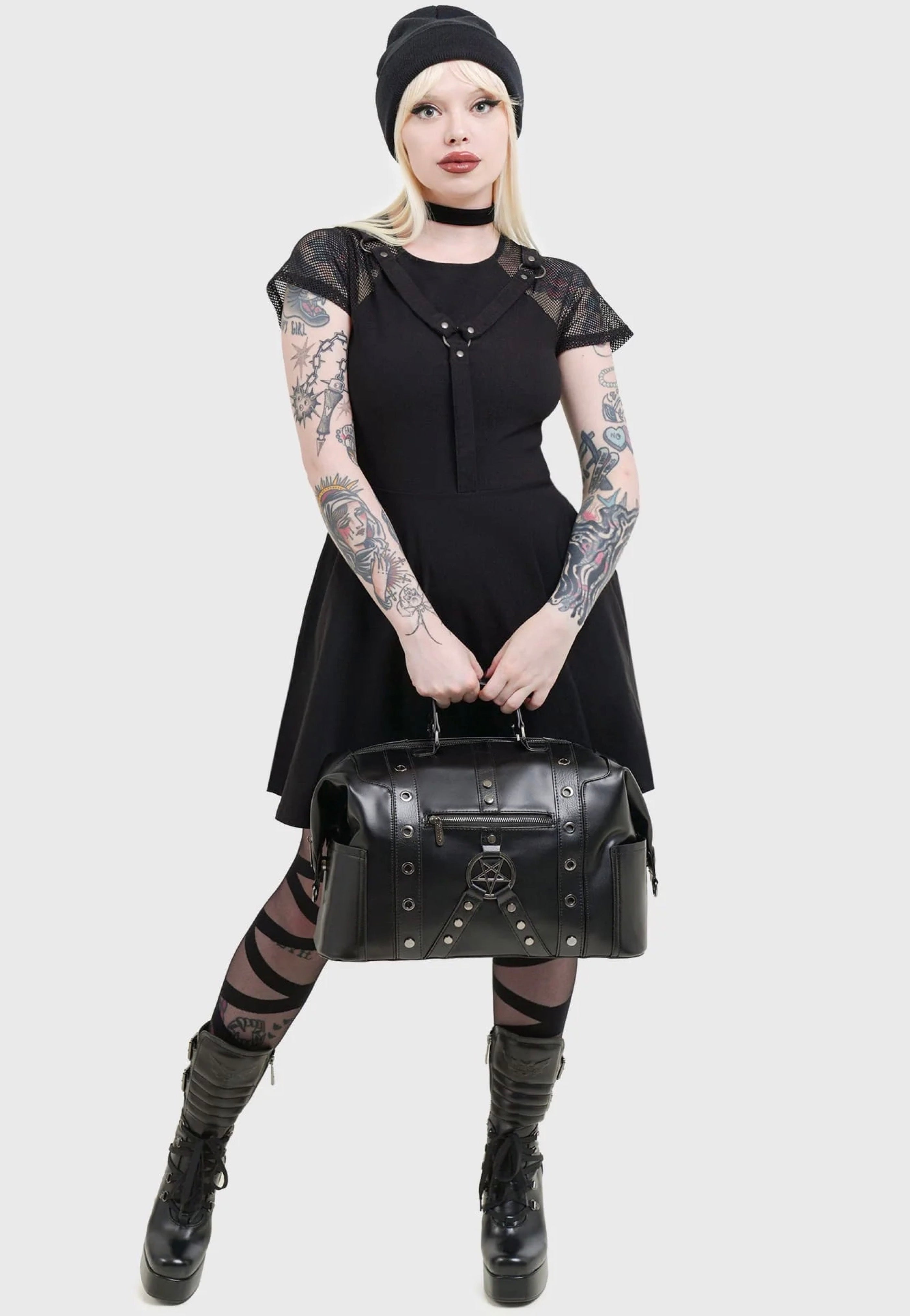 Killstar - Infusion Weekender Black - Bag Outlet Exclusive