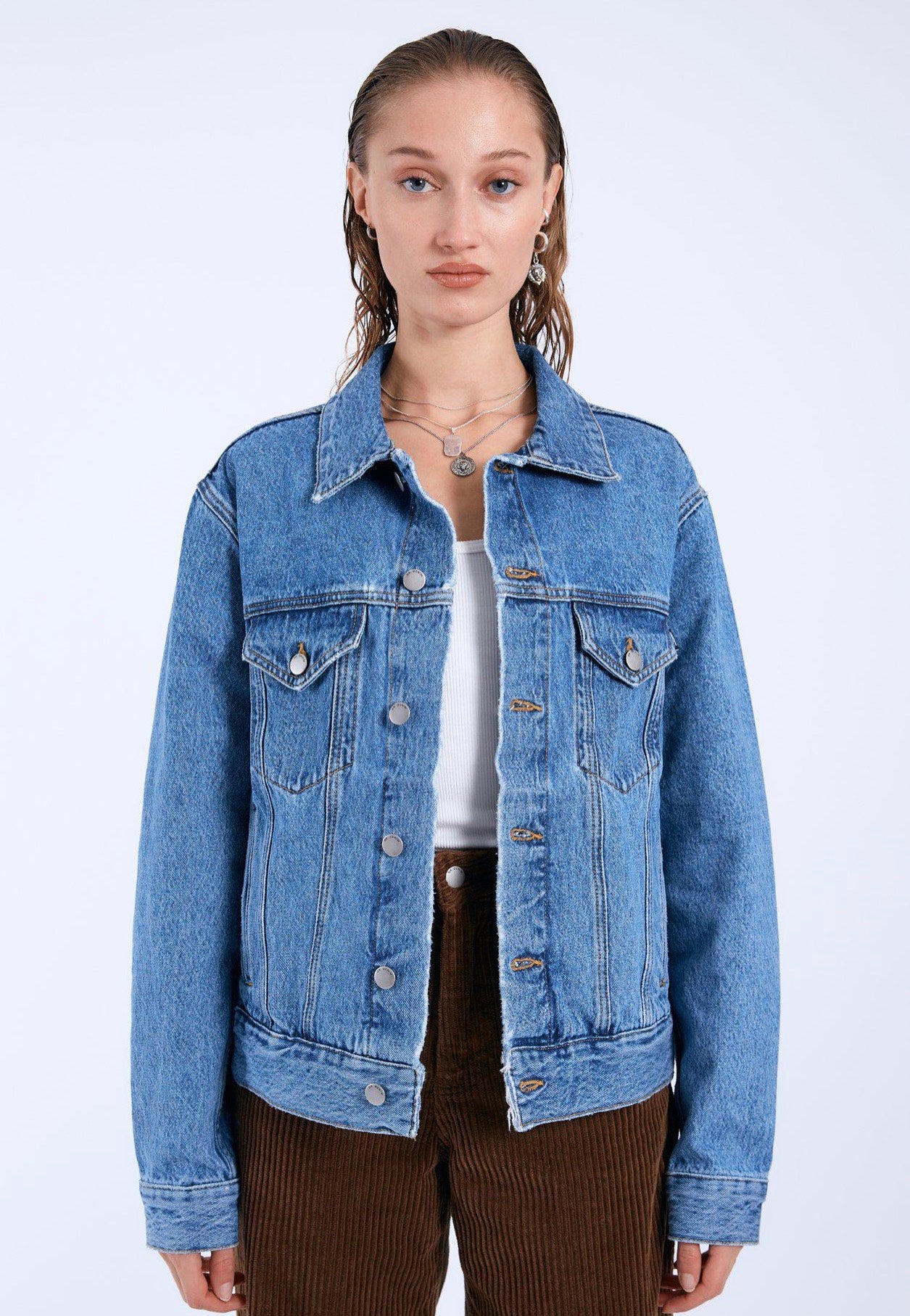 Dr. Denim - Joey Trucker Stream Sky Retro - Jacket Buy Cheap Low Shipping Fee