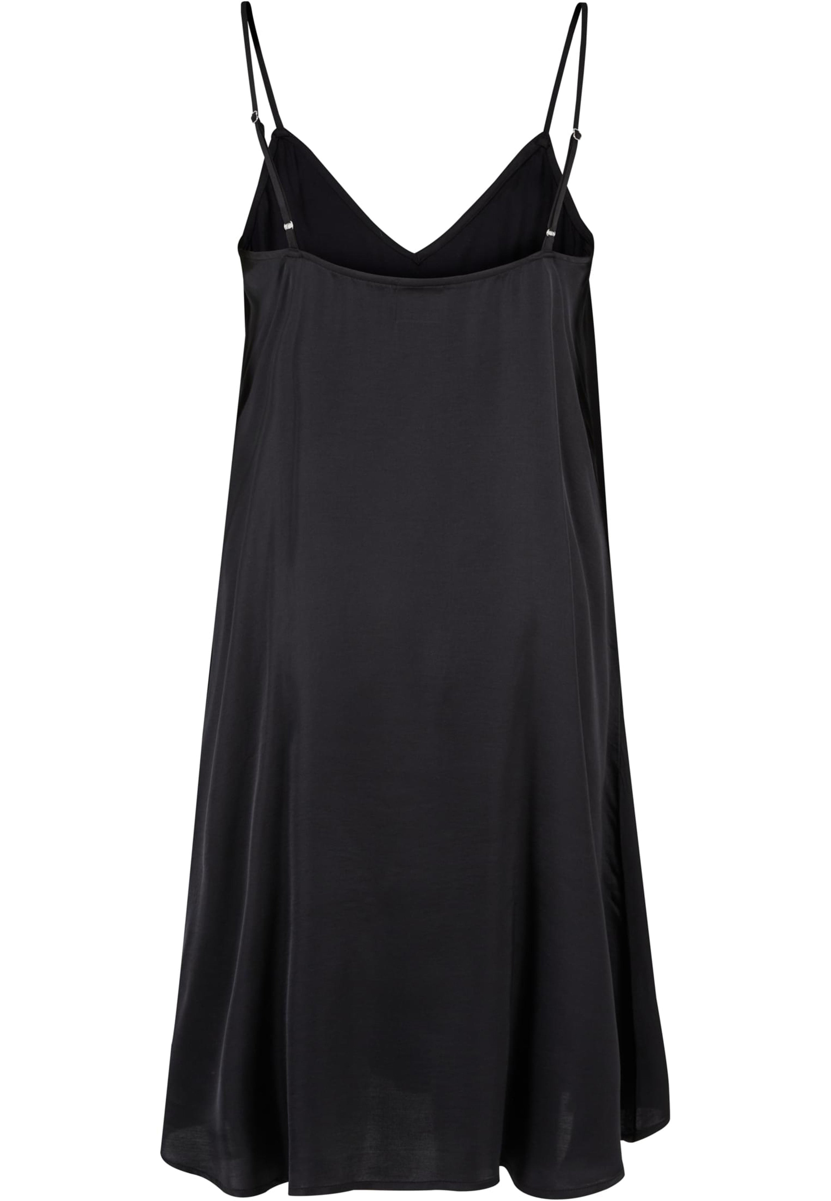 Urban Classics - Ladies Viscose Satin Slip Black - Dress Cheap Free Shipping