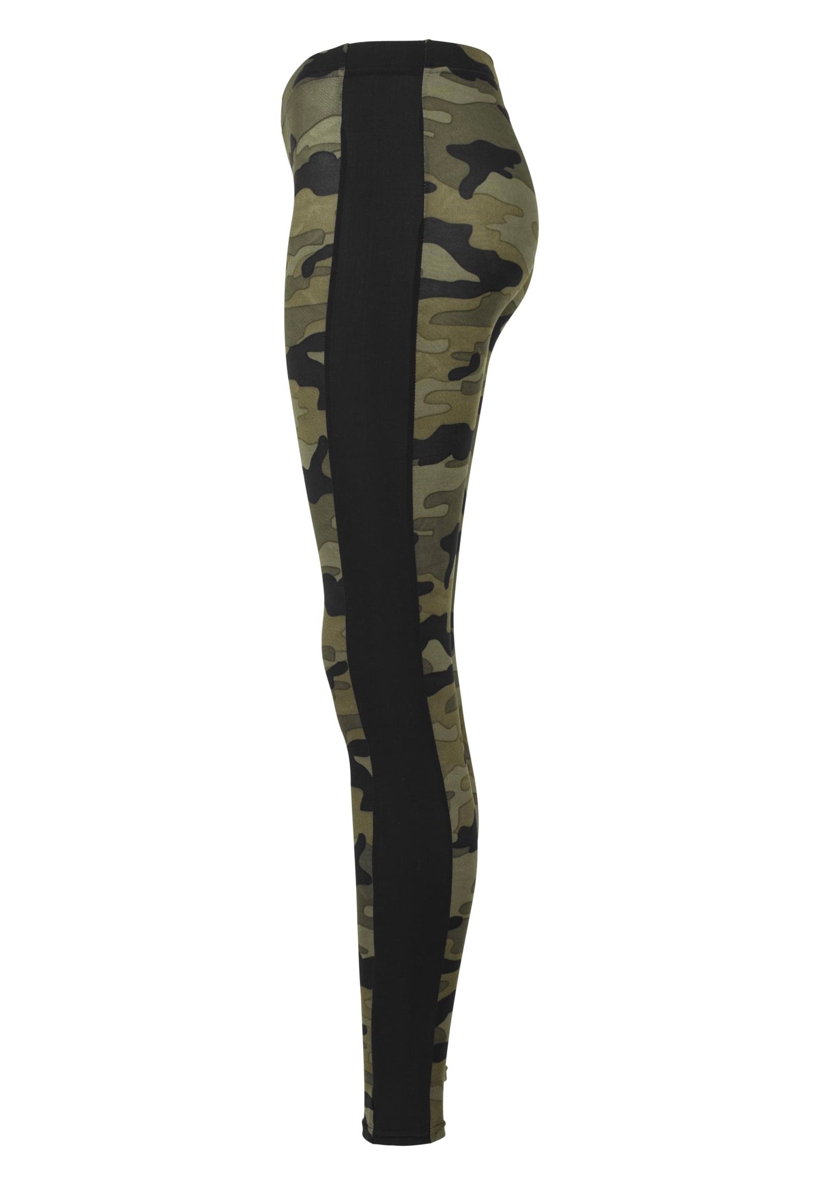 Urban Classics - Ladies Stripe Woodcamo/Black - Leggings Enjoy For Sale