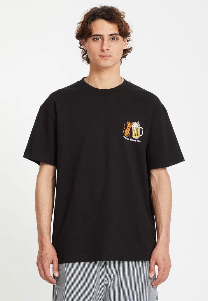 Volcom - Curious Cat Black - T-Shirt Ebay Online