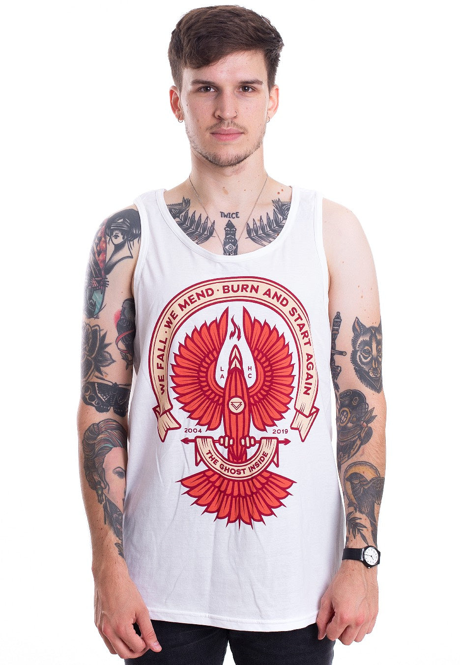 The Ghost Inside - Phoenix White - Tank For Cheap Sale Online