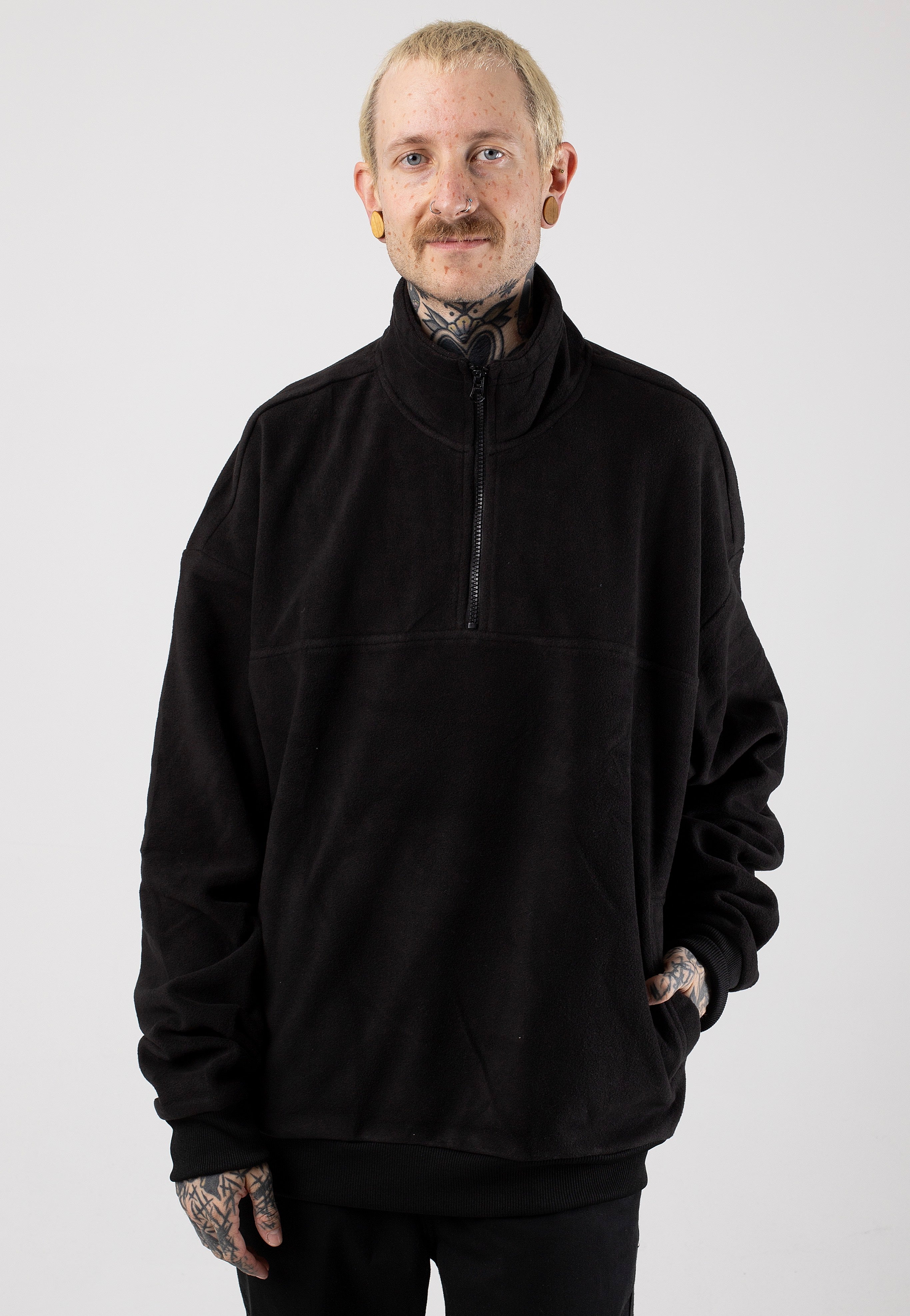 Urban Classics - Basic Polar Fleece Black - Pullover Discount Outlet Store