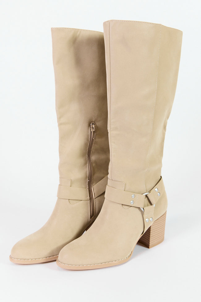 Hendrix Taupe Moto Tall Boot Factory Outlet Cheap Online