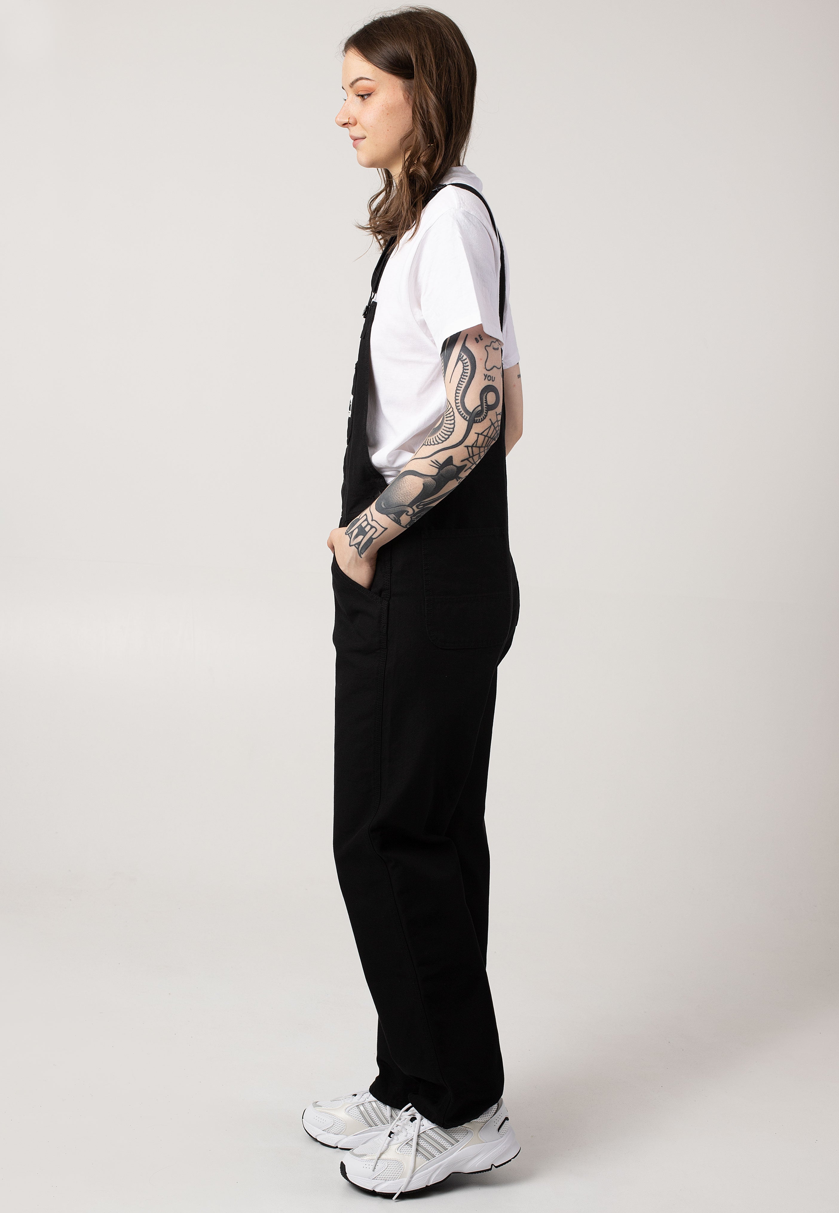 Carhartt WIP - W' Bib Overall Straight Rinsed Black - Pants