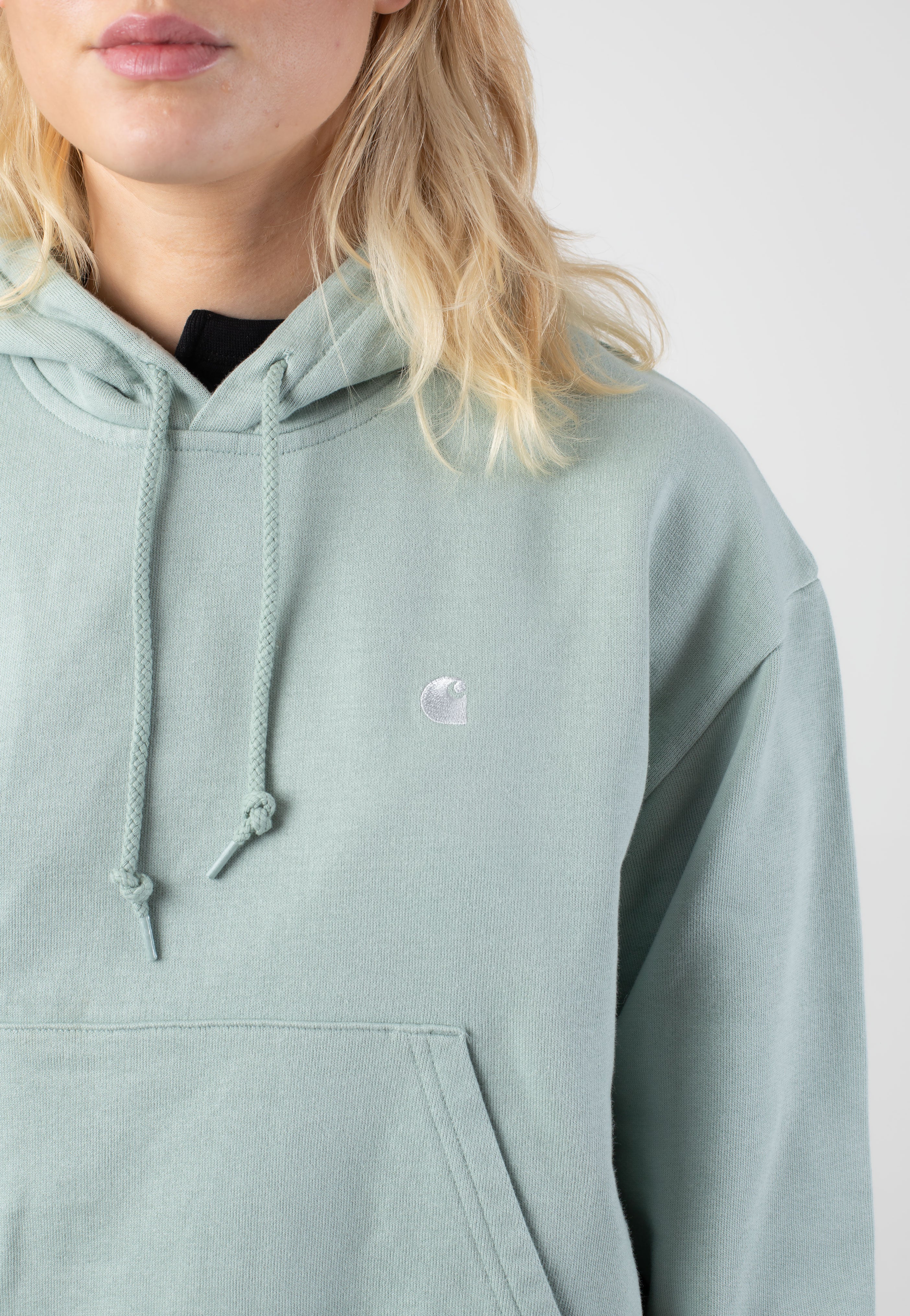 Carhartt WIP - W' Hooded Casey Frosted Green/Silver - Hoodie