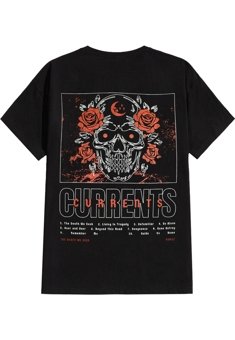 Currents - Skull & Rose - T-Shirt Pay With Paypal Cheap Online