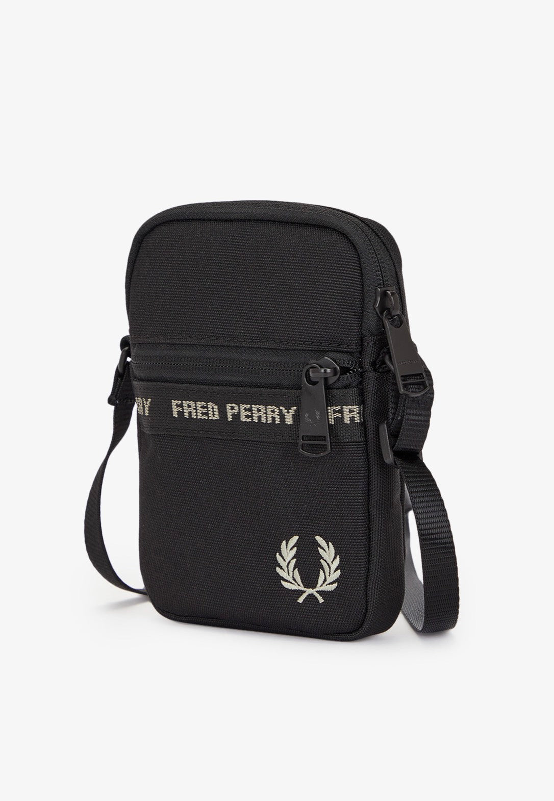 Fred Perry - Taped Side Black/Warm Grey - Bag Clearance Best Place