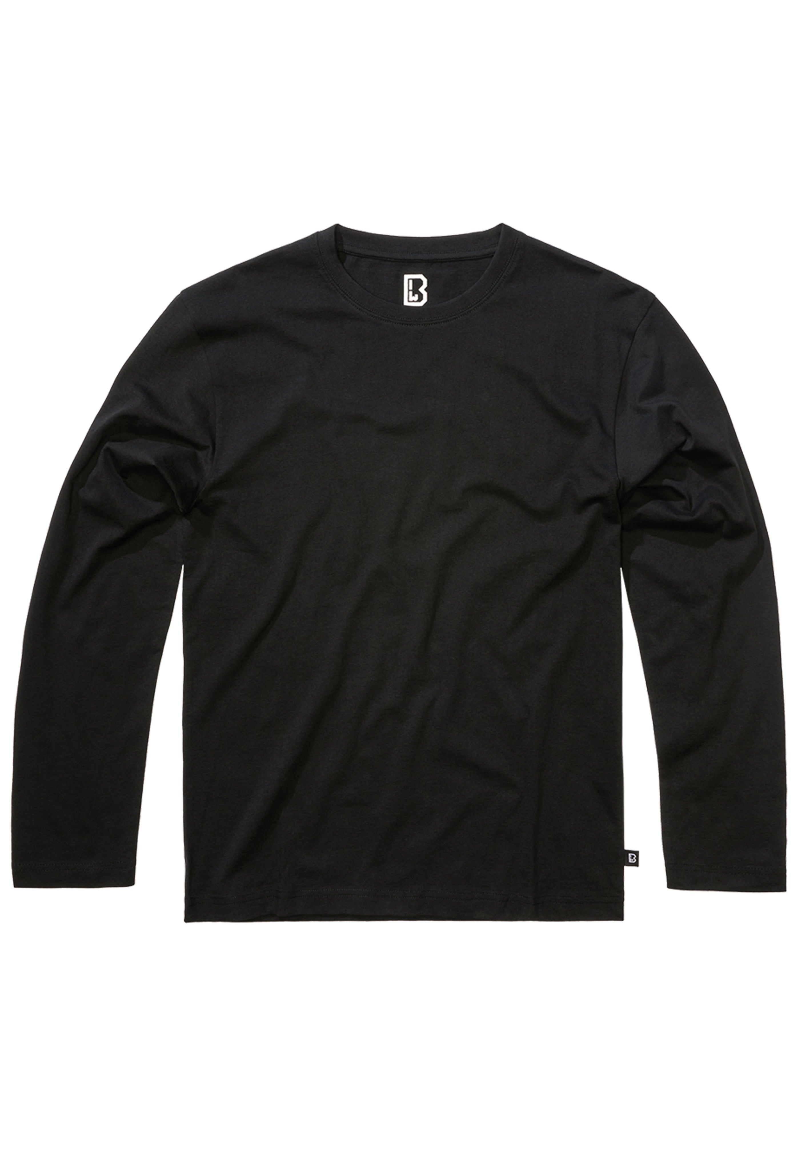 Brandit - Premium Black - Longsleeve Quality Free Shipping For Sale