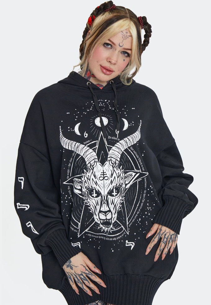 Jawbreaker - Baphomet Printed Oversized Black - Hoodie Genuine Sale Online