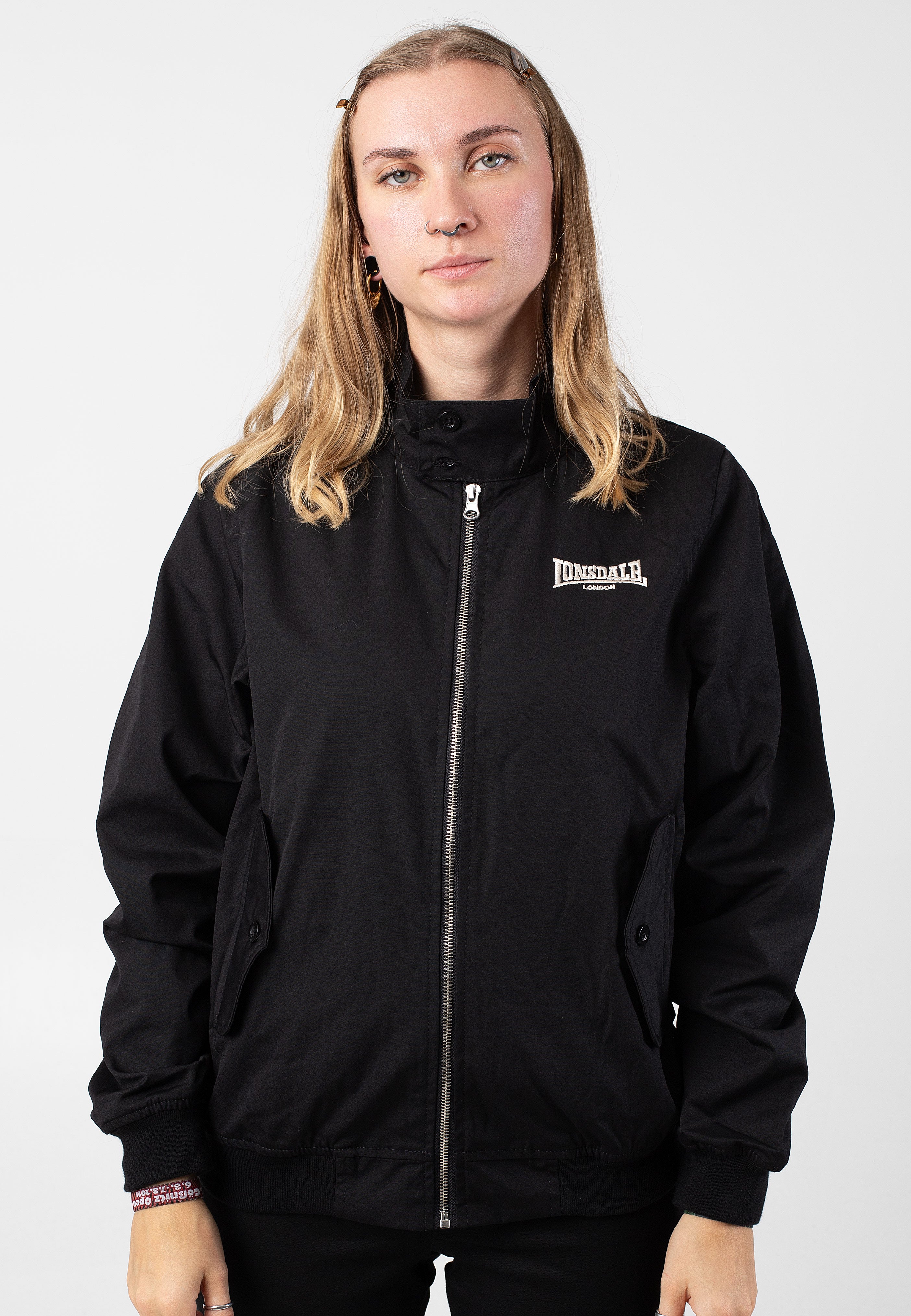 Lonsdale - Rodeen Black/Silver - Jacket Outlet Popular