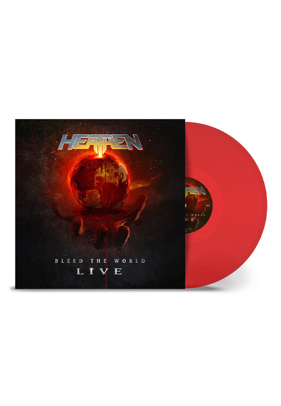 Heathen - Bleed The World: Live Ltd. Transparent Red - Colored Vinyl Buy Online Cheap