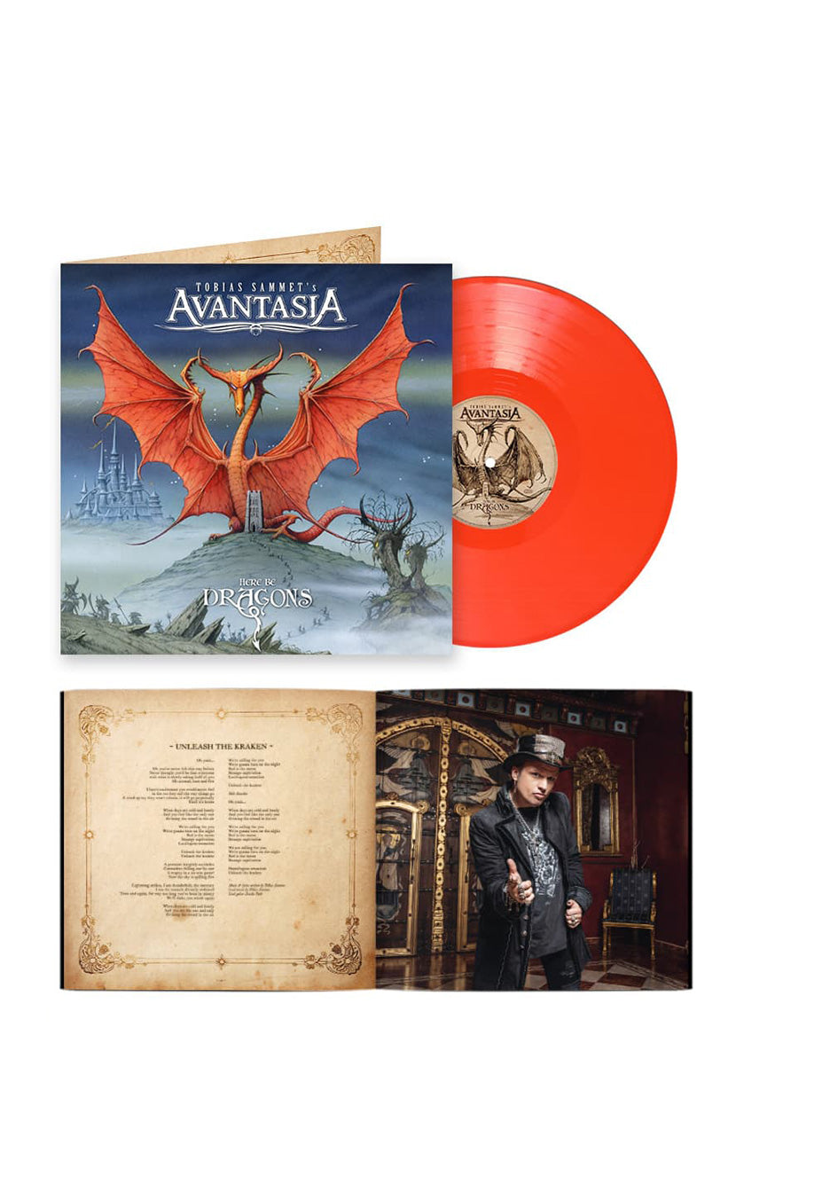 Avantasia - Here Be Dragons Ltd. Orange - Colored Vinyl Clearance Supply